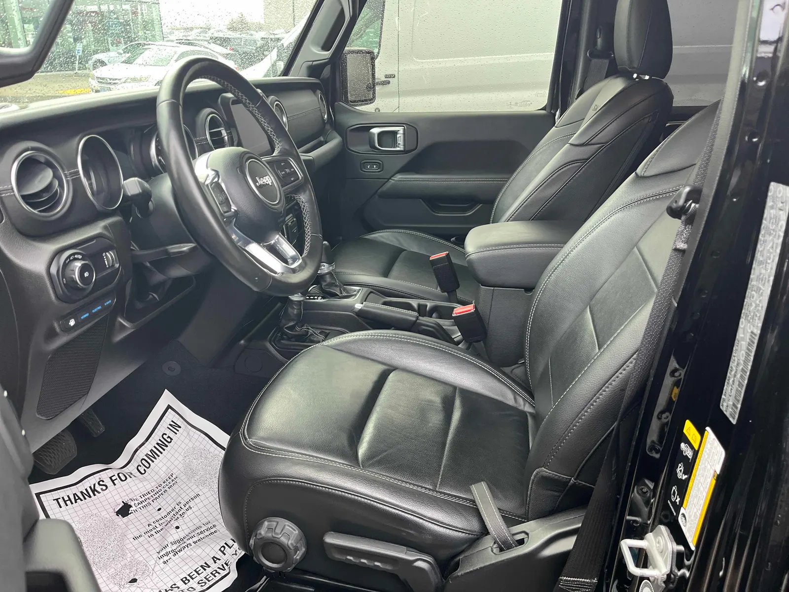 Interior driver side