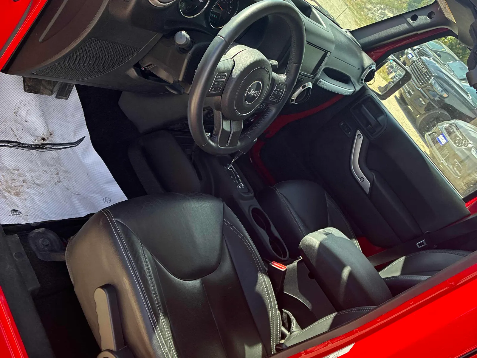 Interior driver side