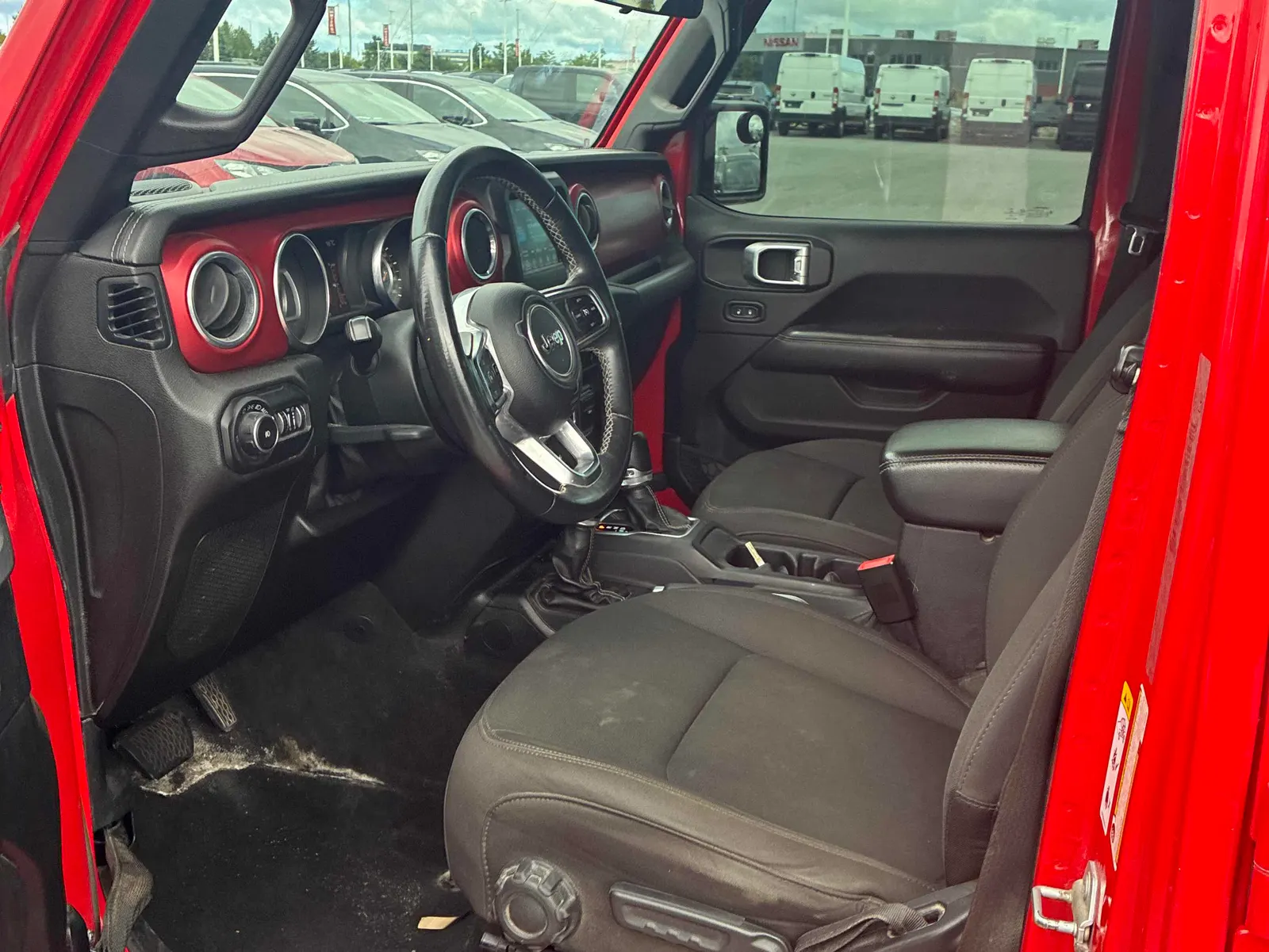 Interior driver side