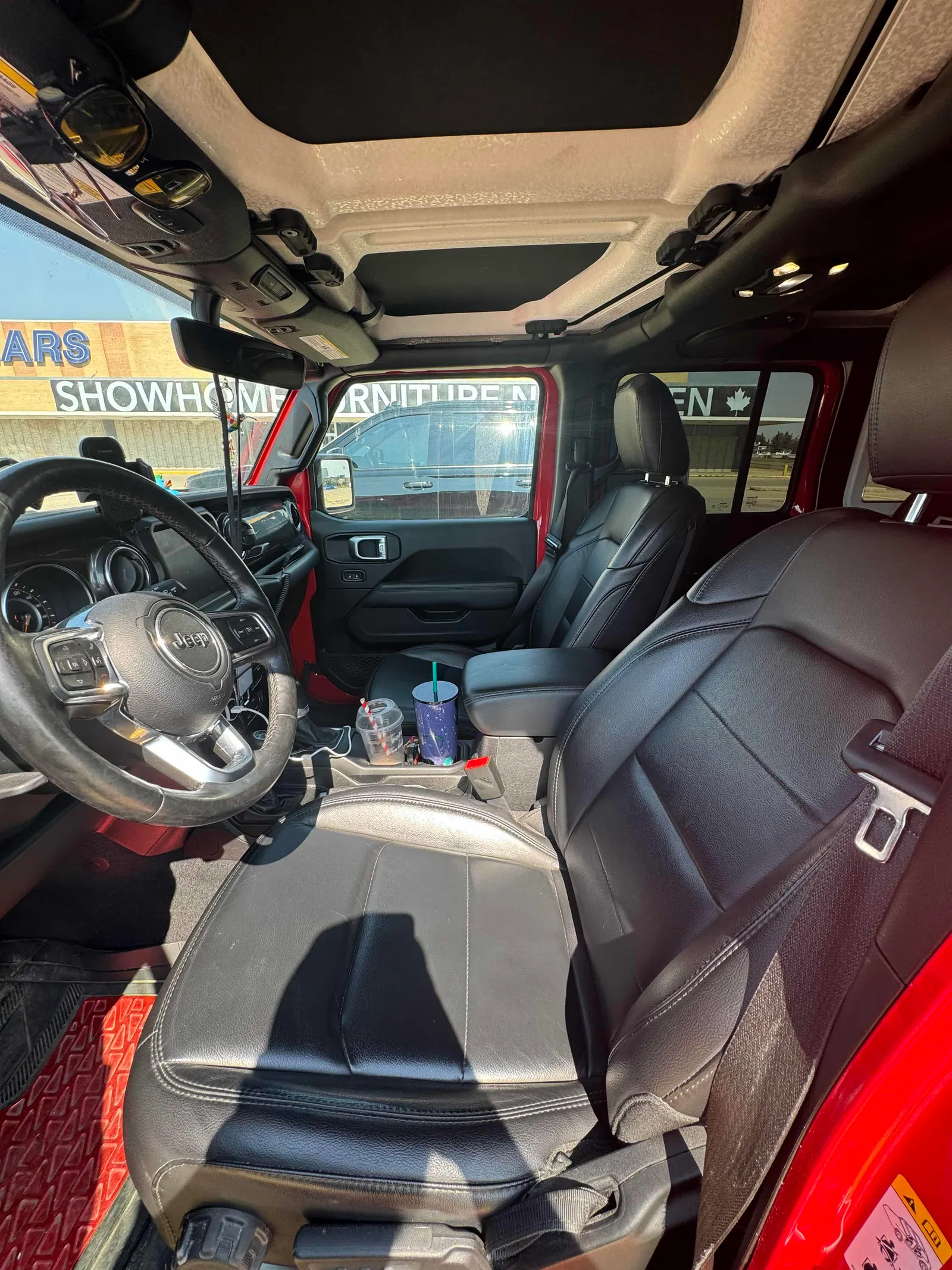Interior driver side