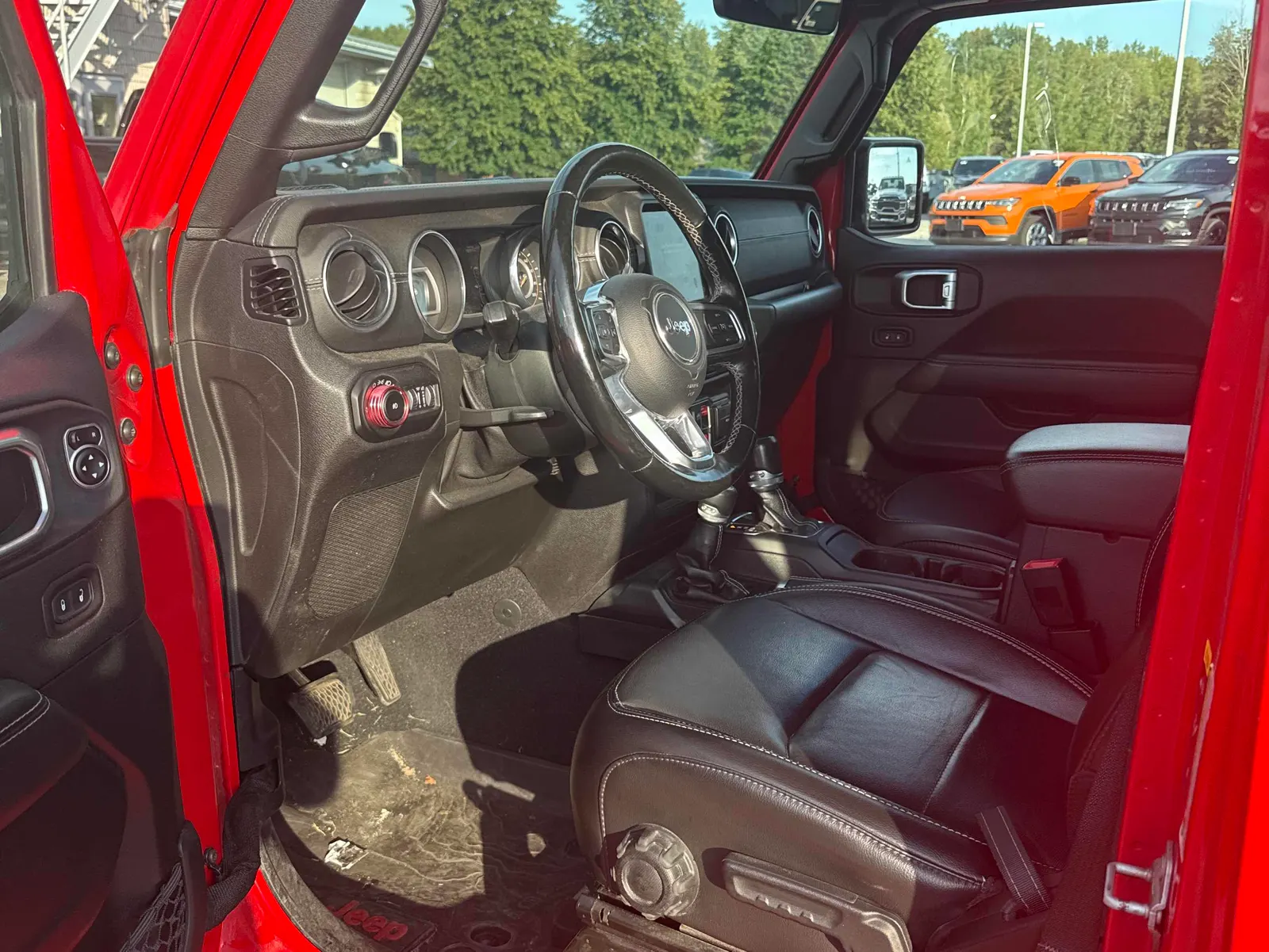 Interior driver side
