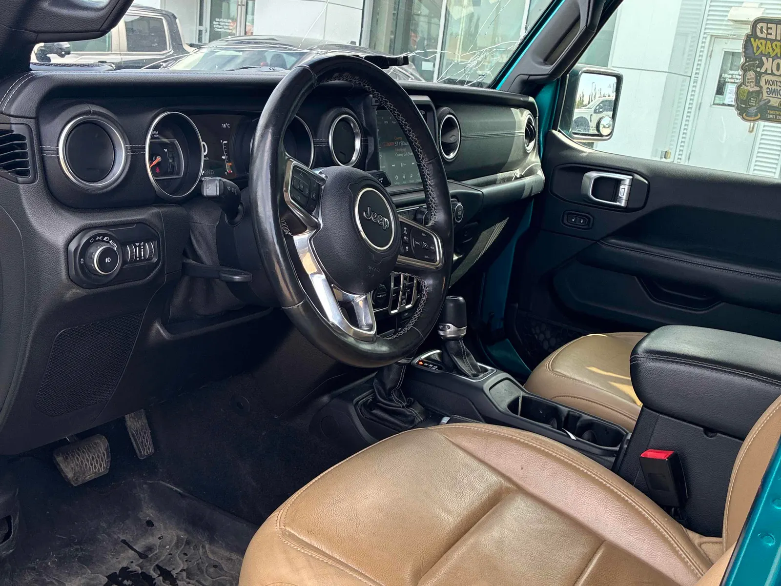Interior driver side