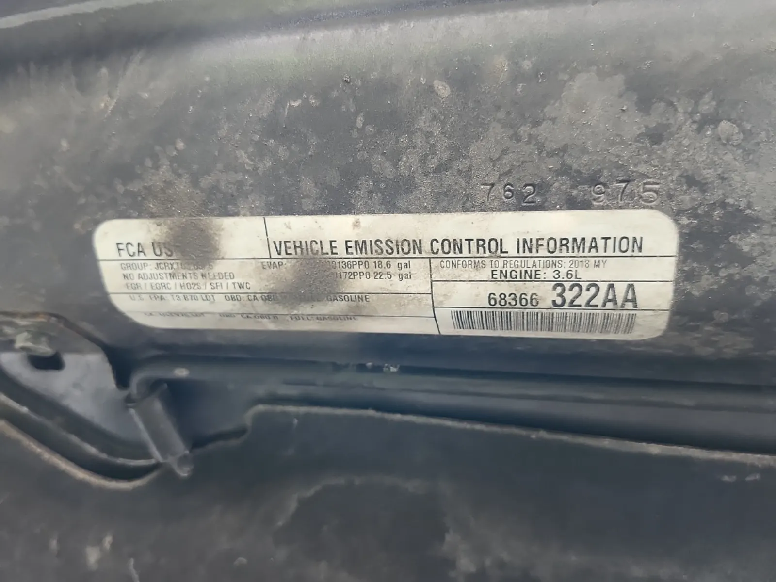 Emission Sticker Photo