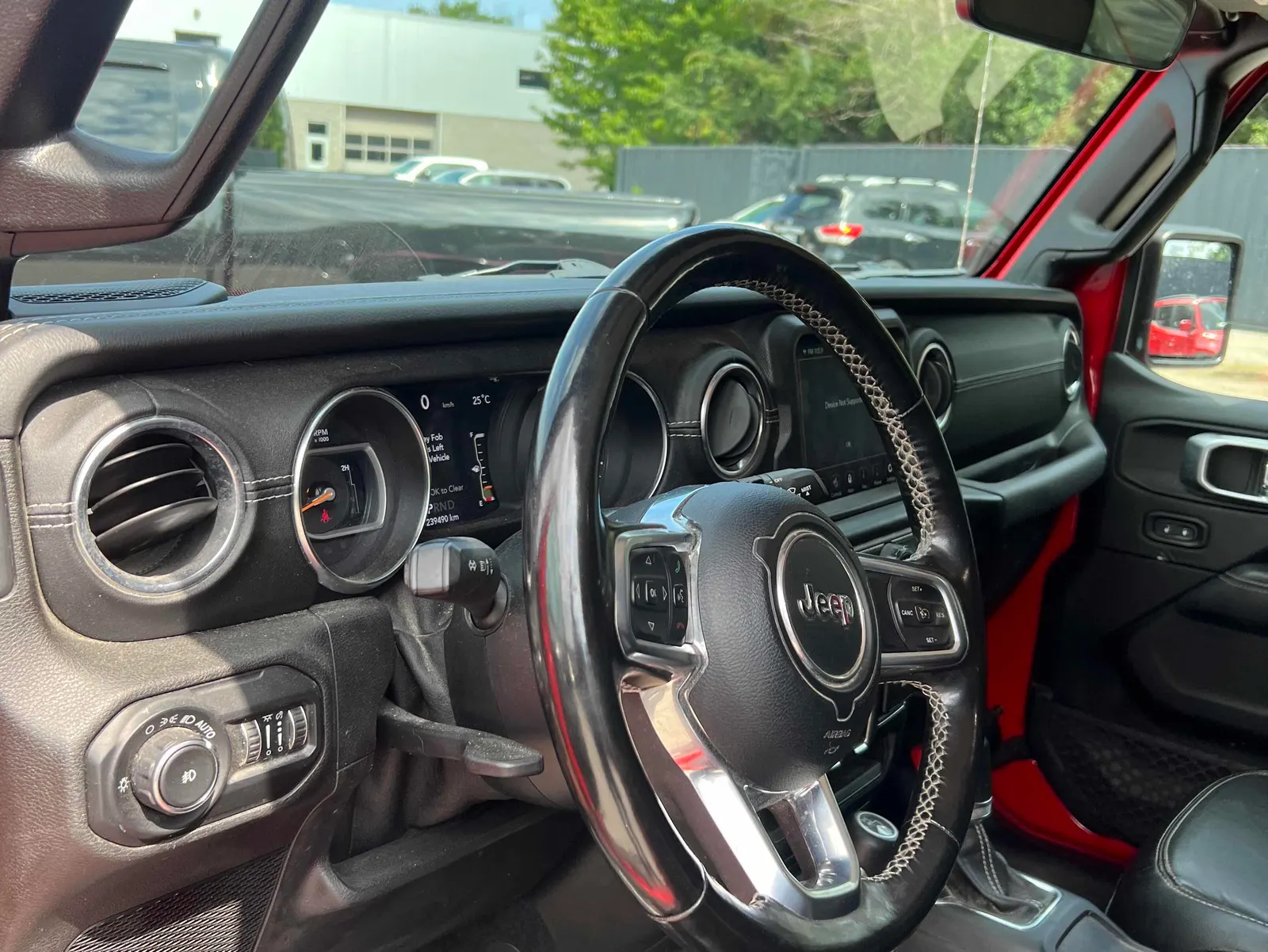 Interior driver side