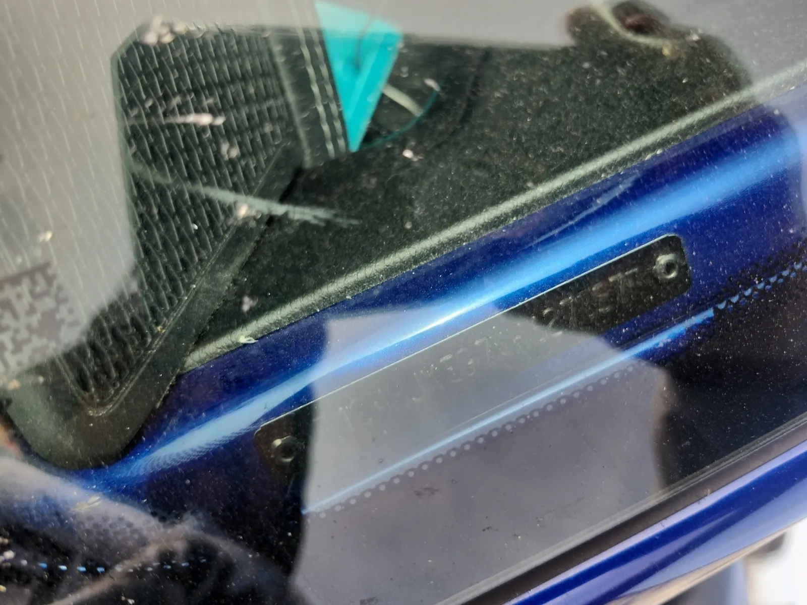 Dash VIN Plate Photo