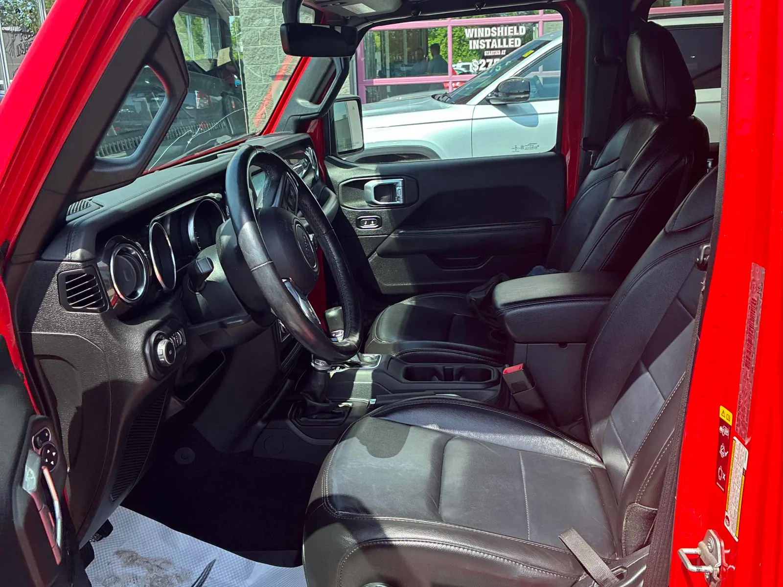 Interior driver side