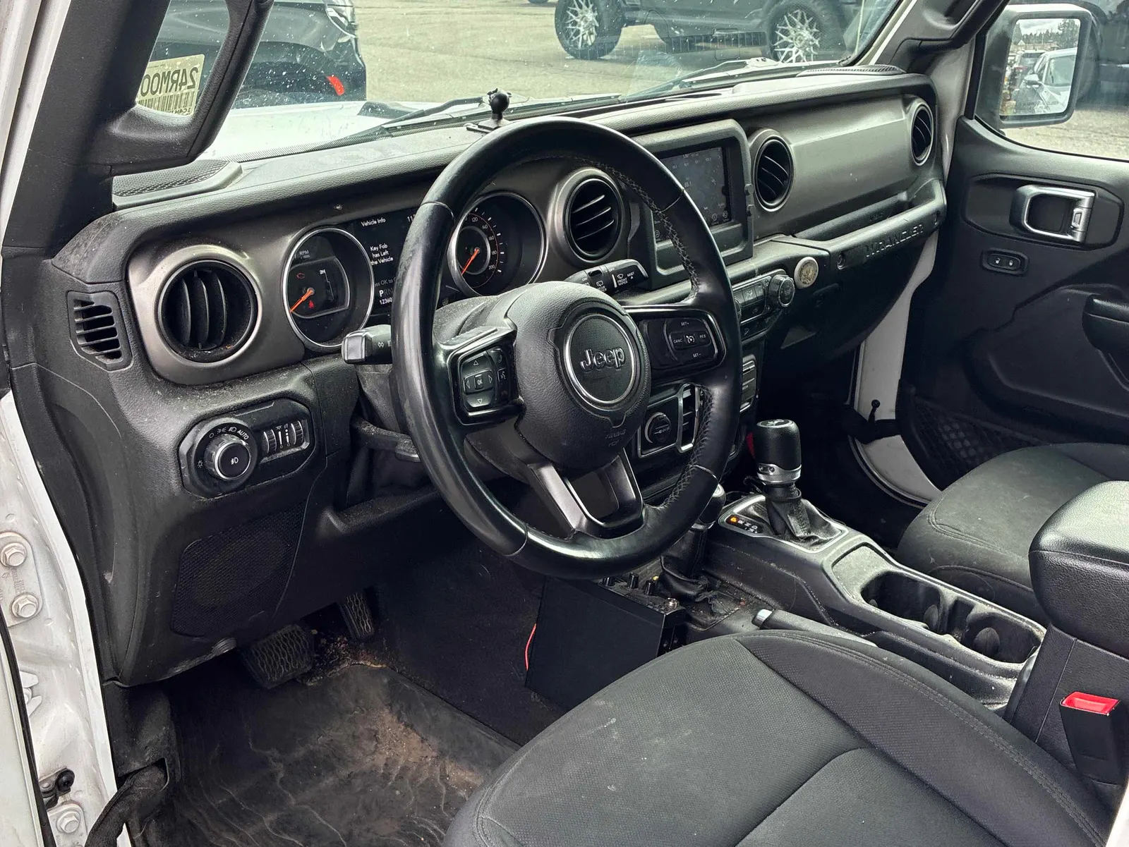 Interior driver side