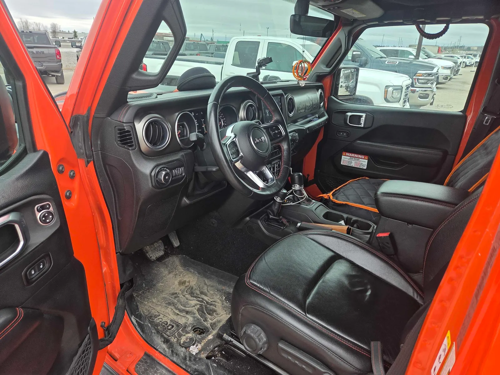 Interior driver side