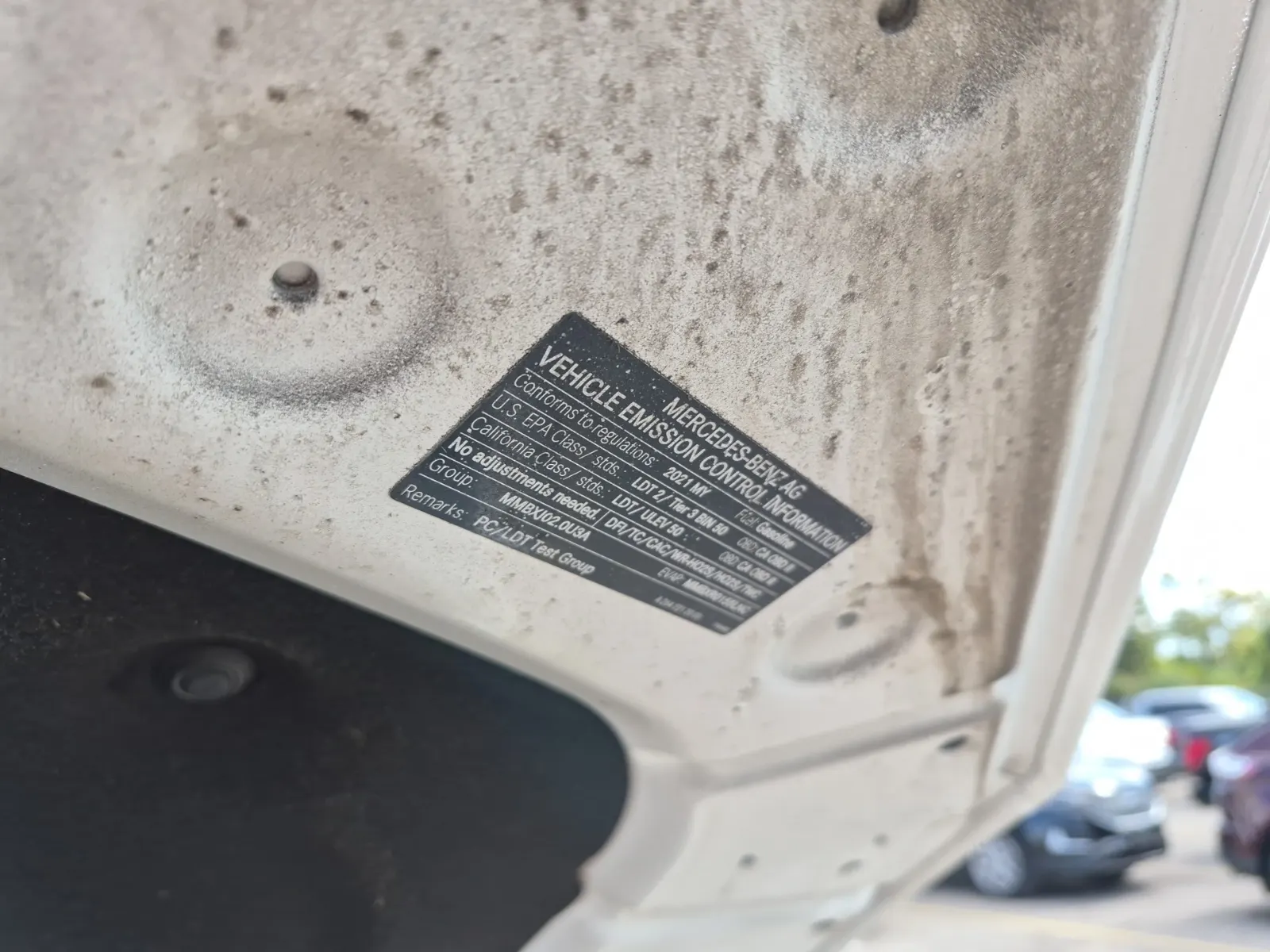 Emission Sticker Photo