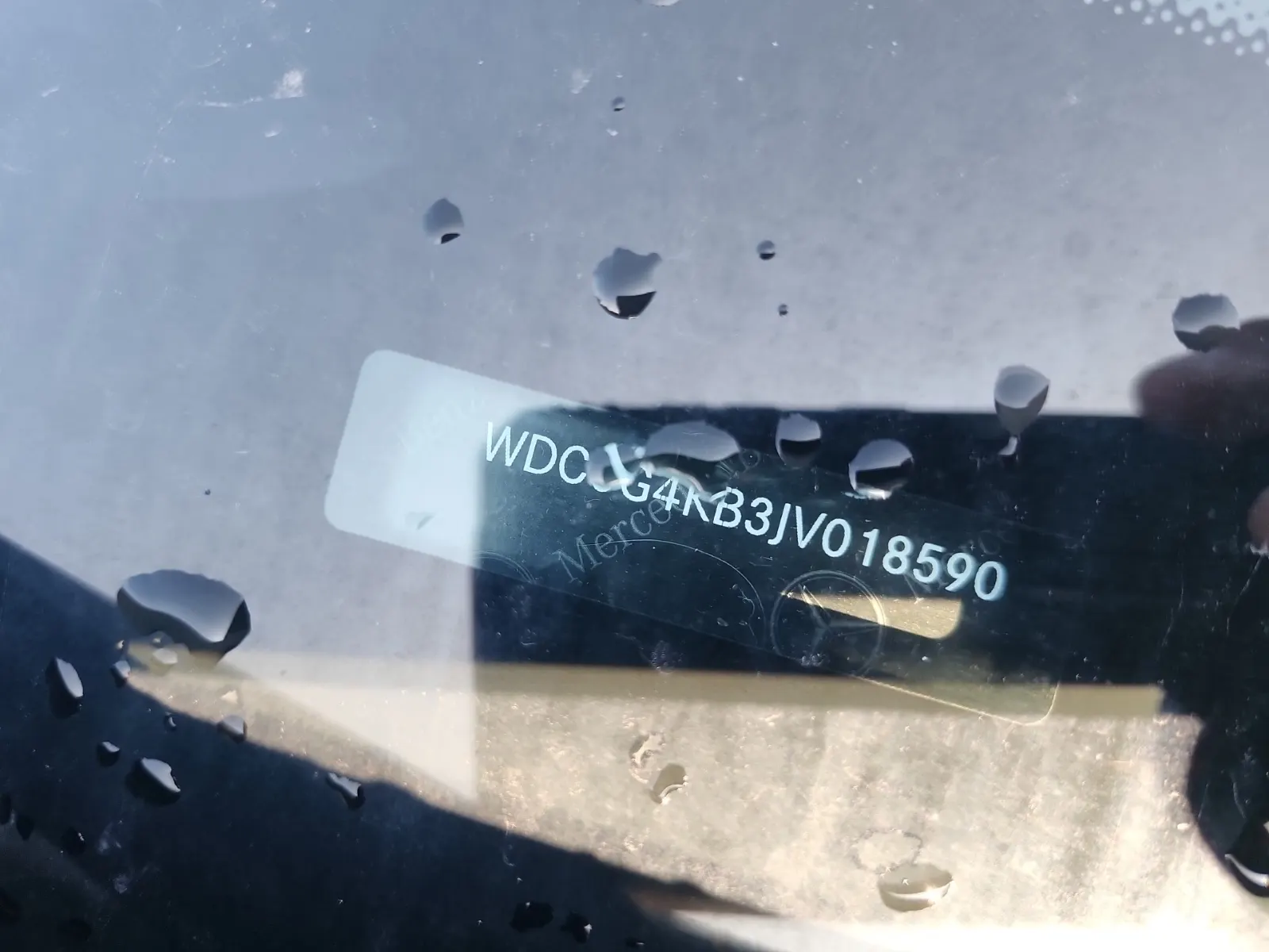 Dash VIN Plate Photo