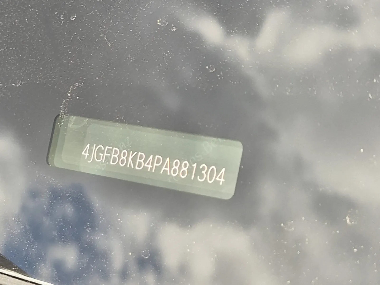 Dash VIN Plate Photo