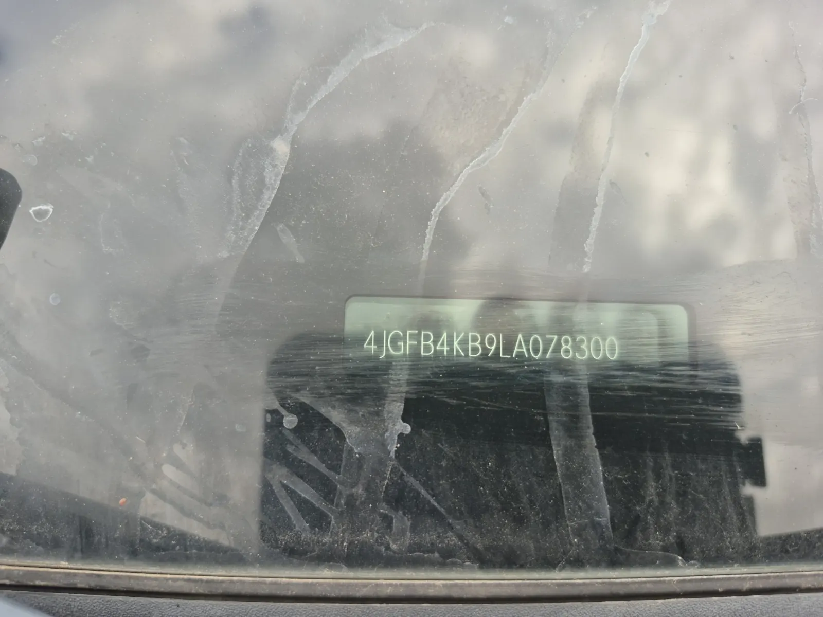Dash VIN Plate Photo