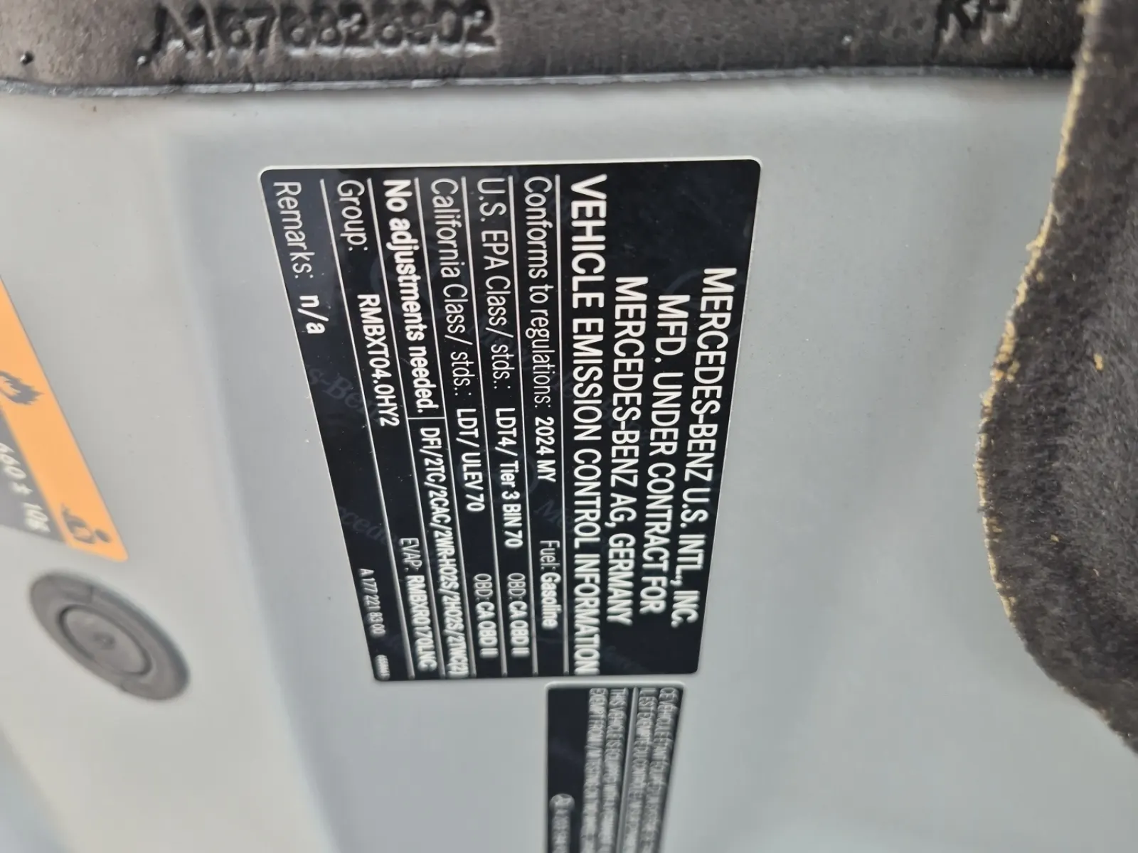Emission Sticker Photo