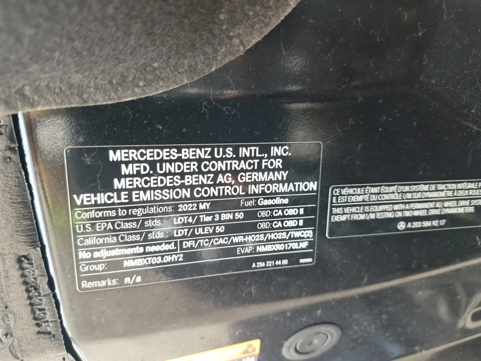 Emission Sticker Photo