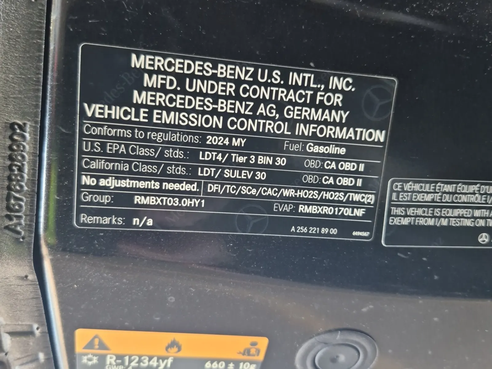 Emission Sticker Photo