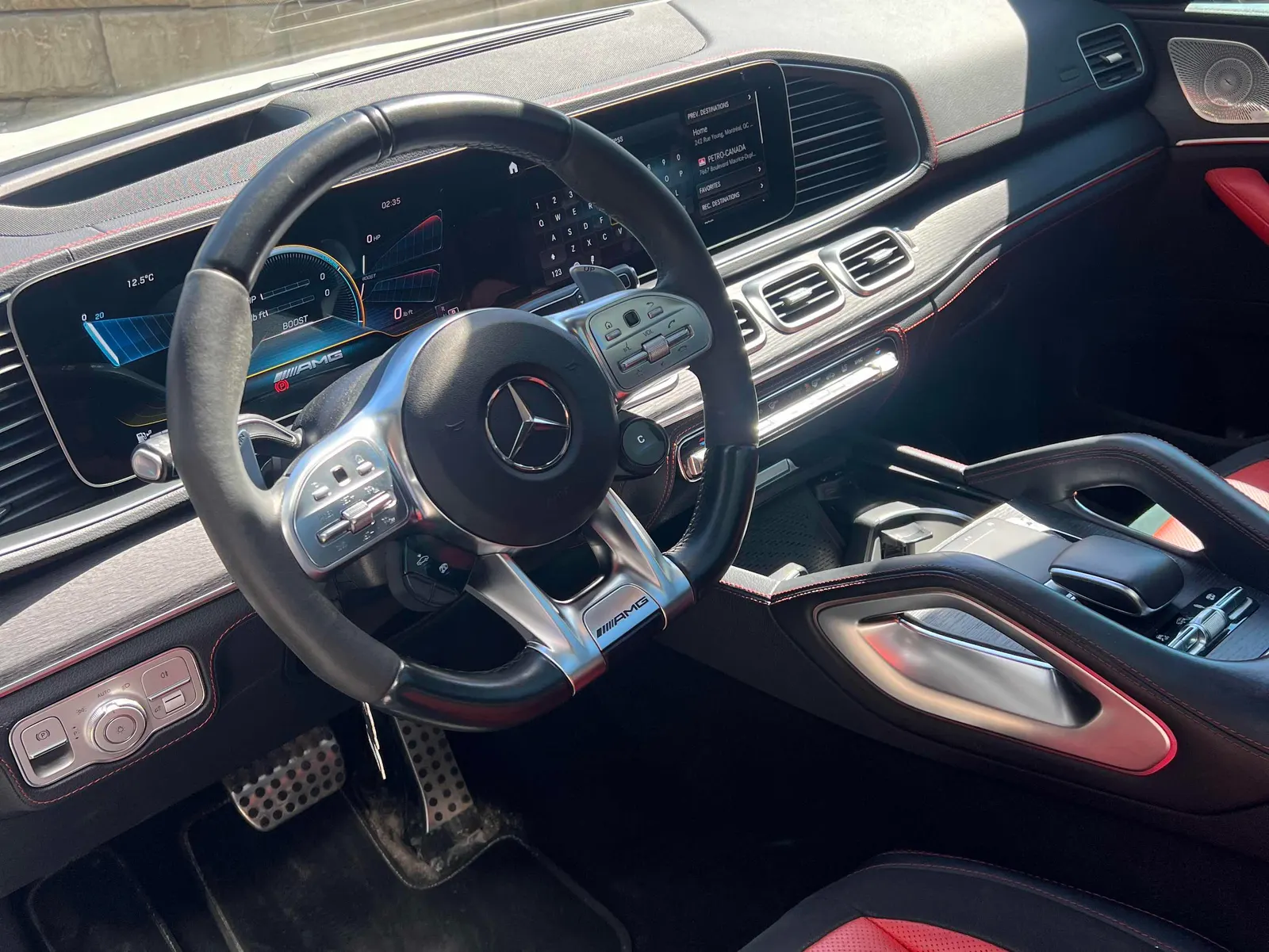 Interior driver side