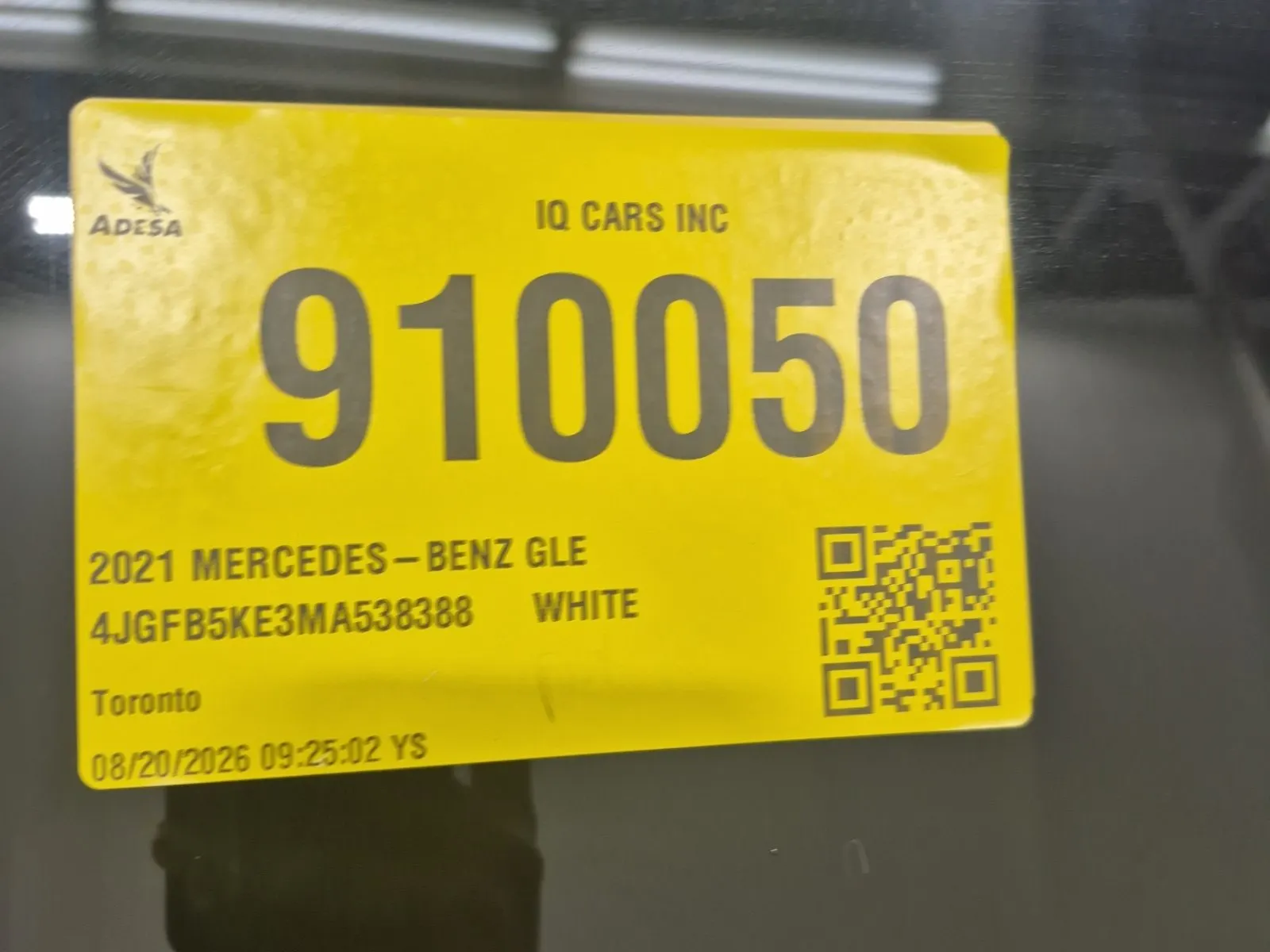 Inventory Label Photo