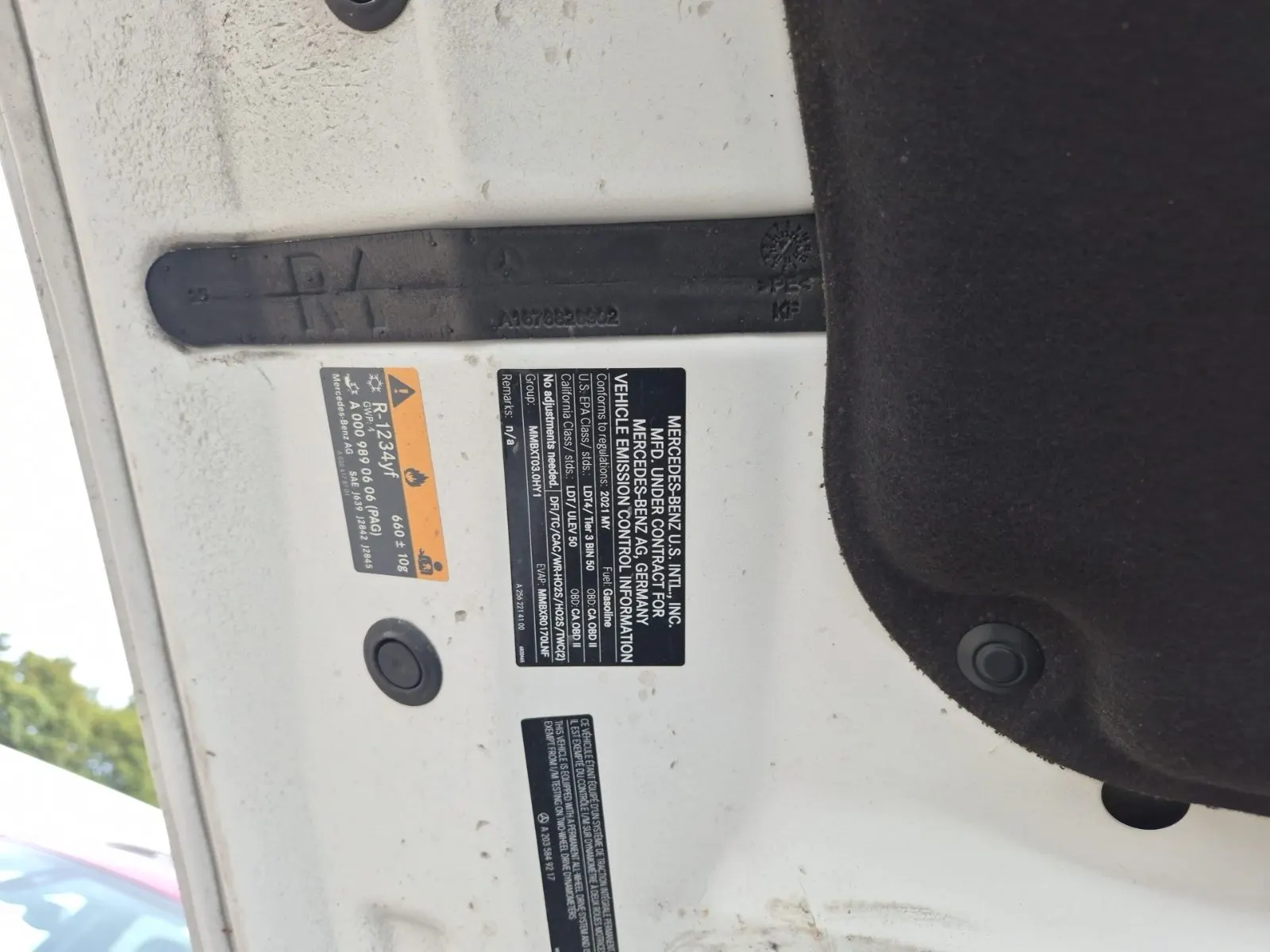 Emission Sticker Photo