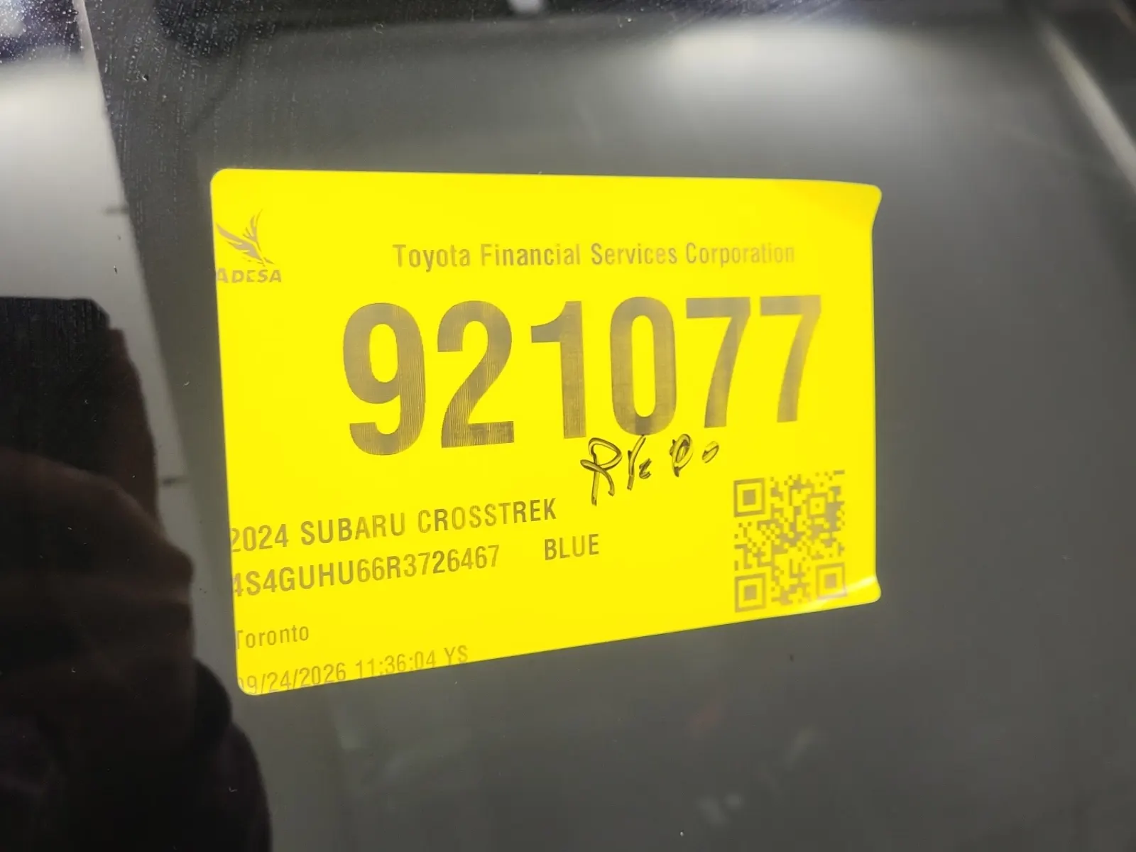 Inventory Label Photo