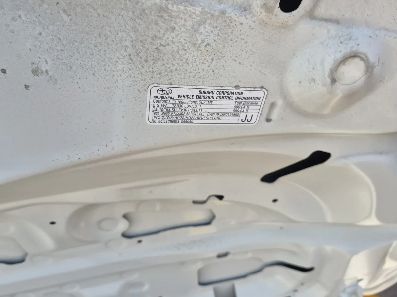 Emission Sticker Photo