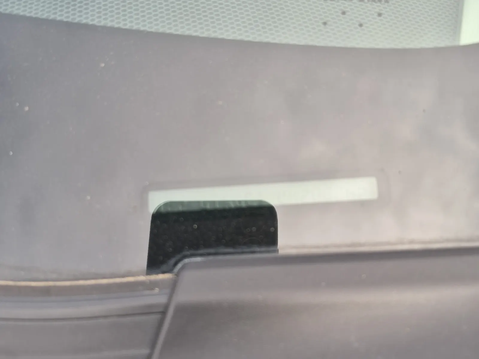 Dash VIN Plate Photo