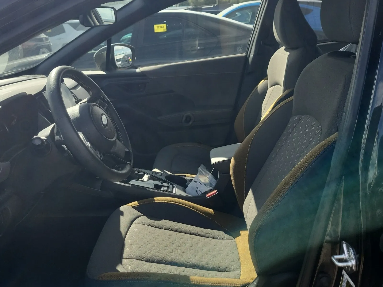 Interior driver side