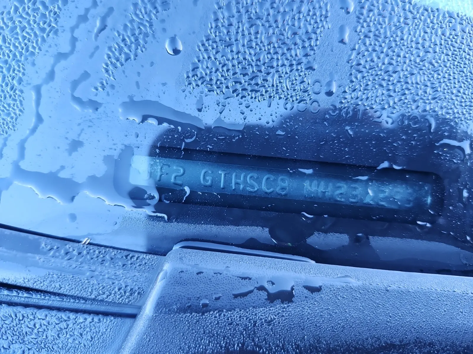 Dash VIN Plate Photo