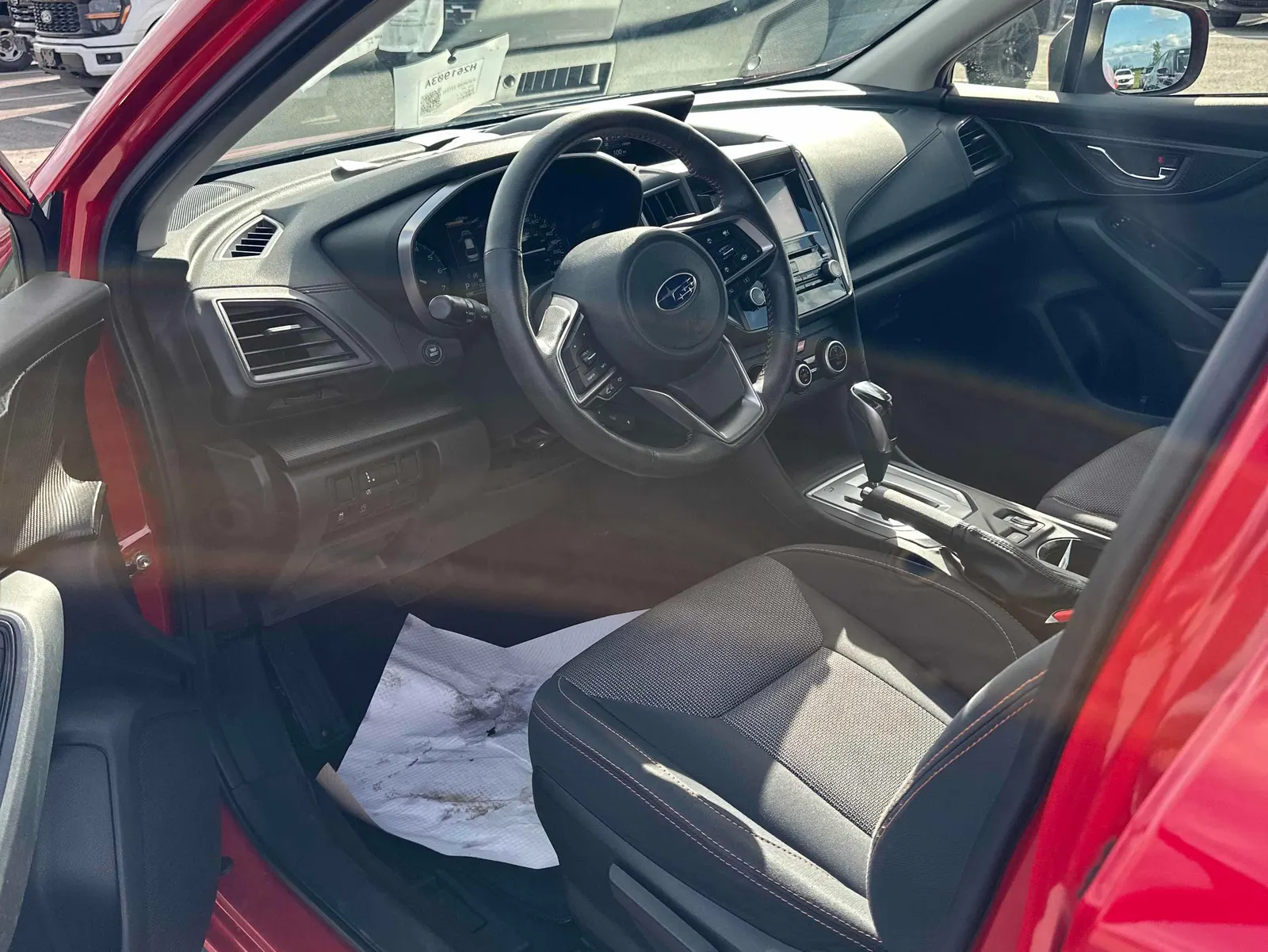 Interior driver side