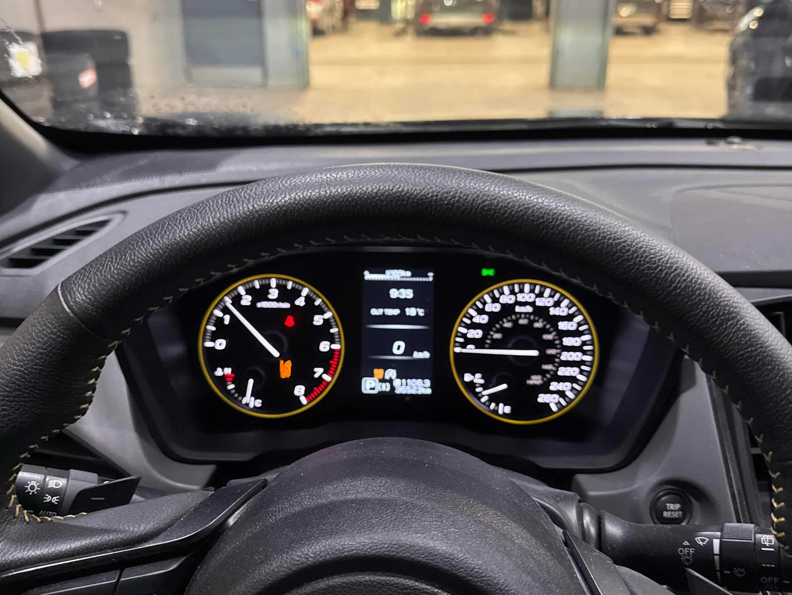 Interior driver side