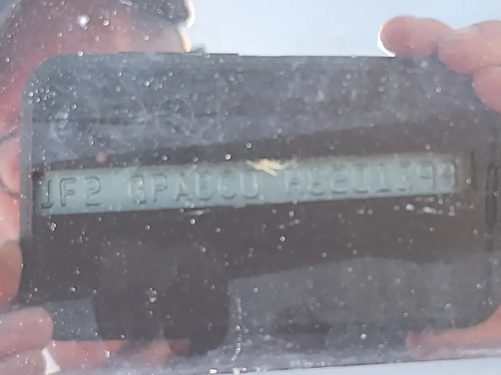 Dash VIN Plate Photo