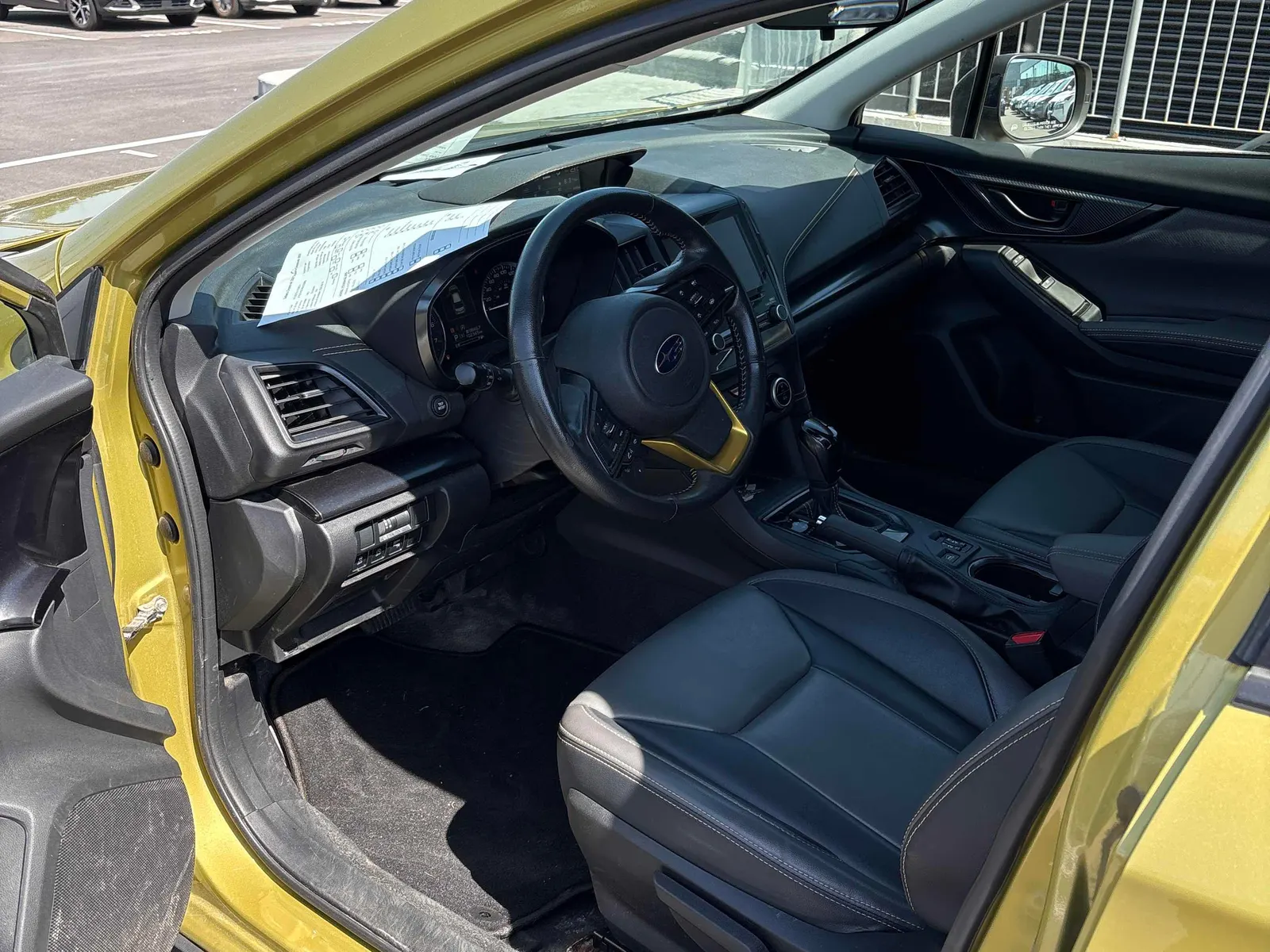 Interior driver side