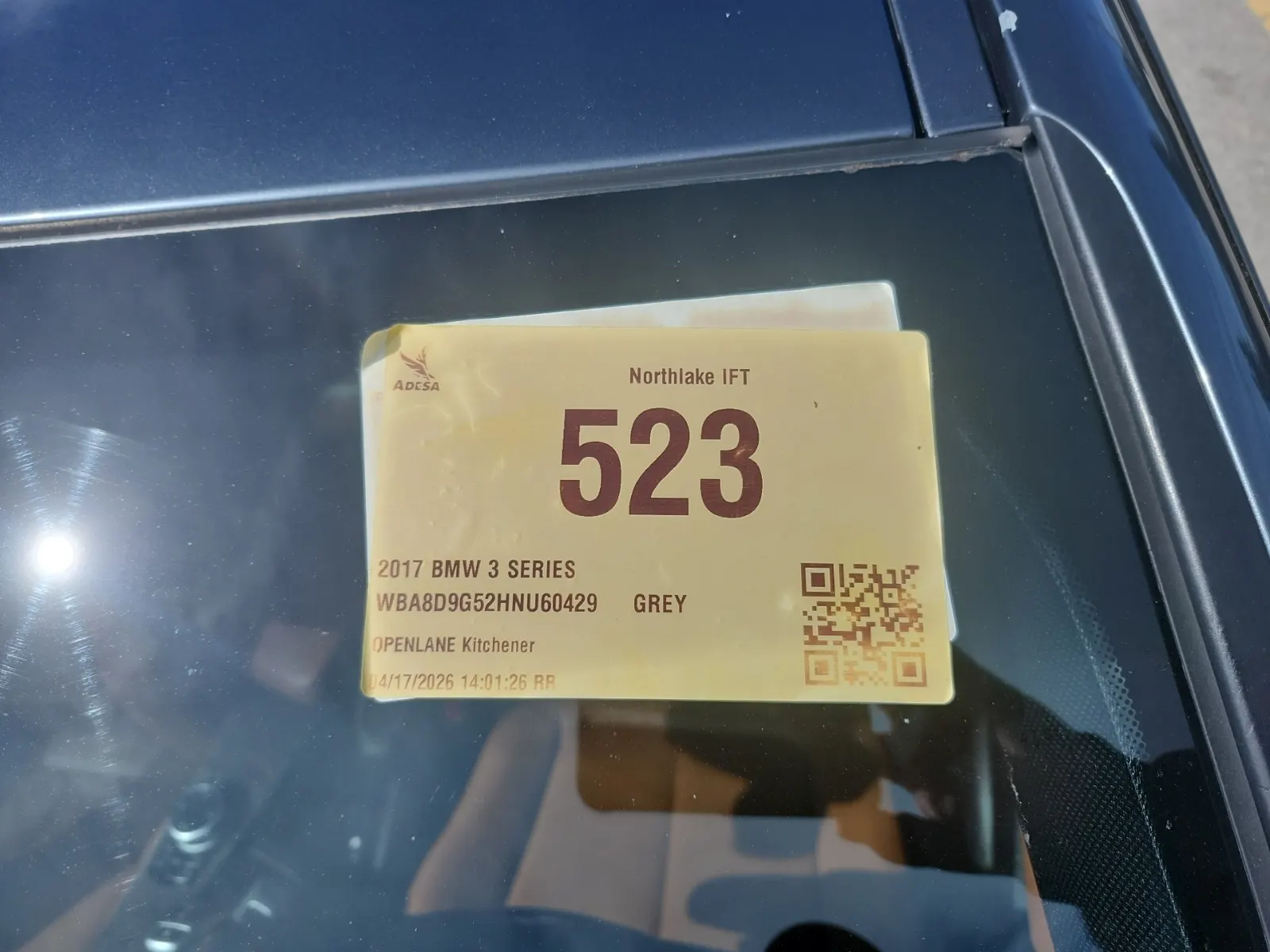 Inventory Label Photo