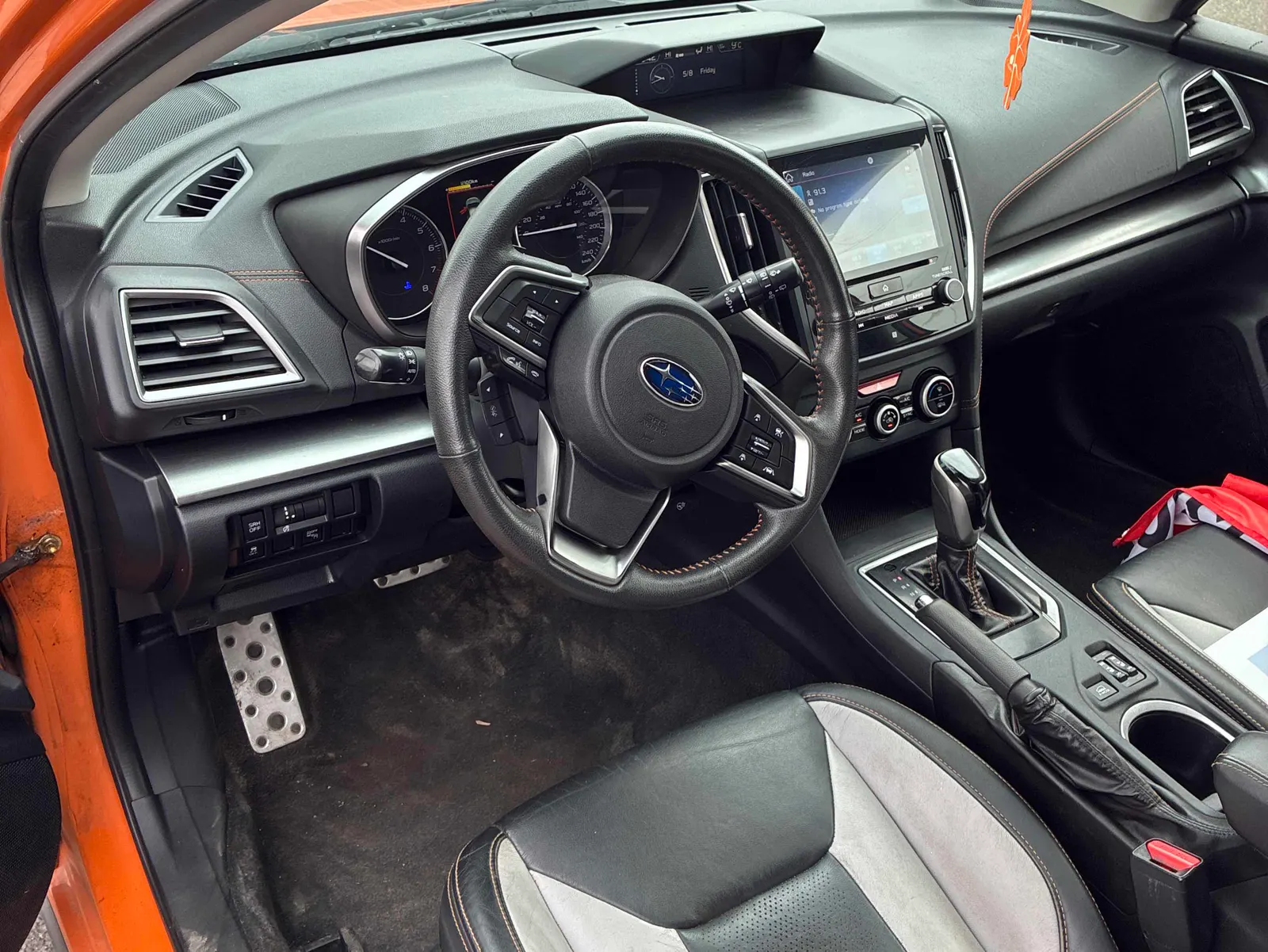 Interior driver side