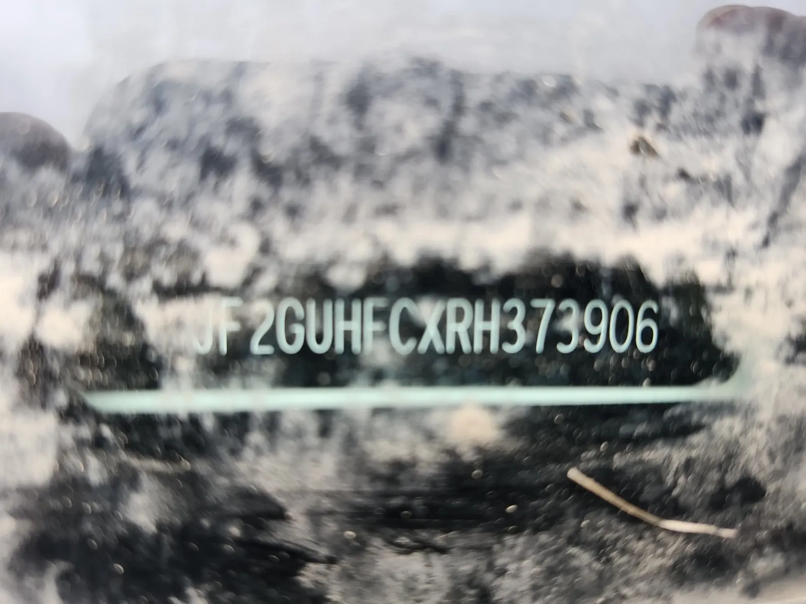 Dash VIN Plate Photo