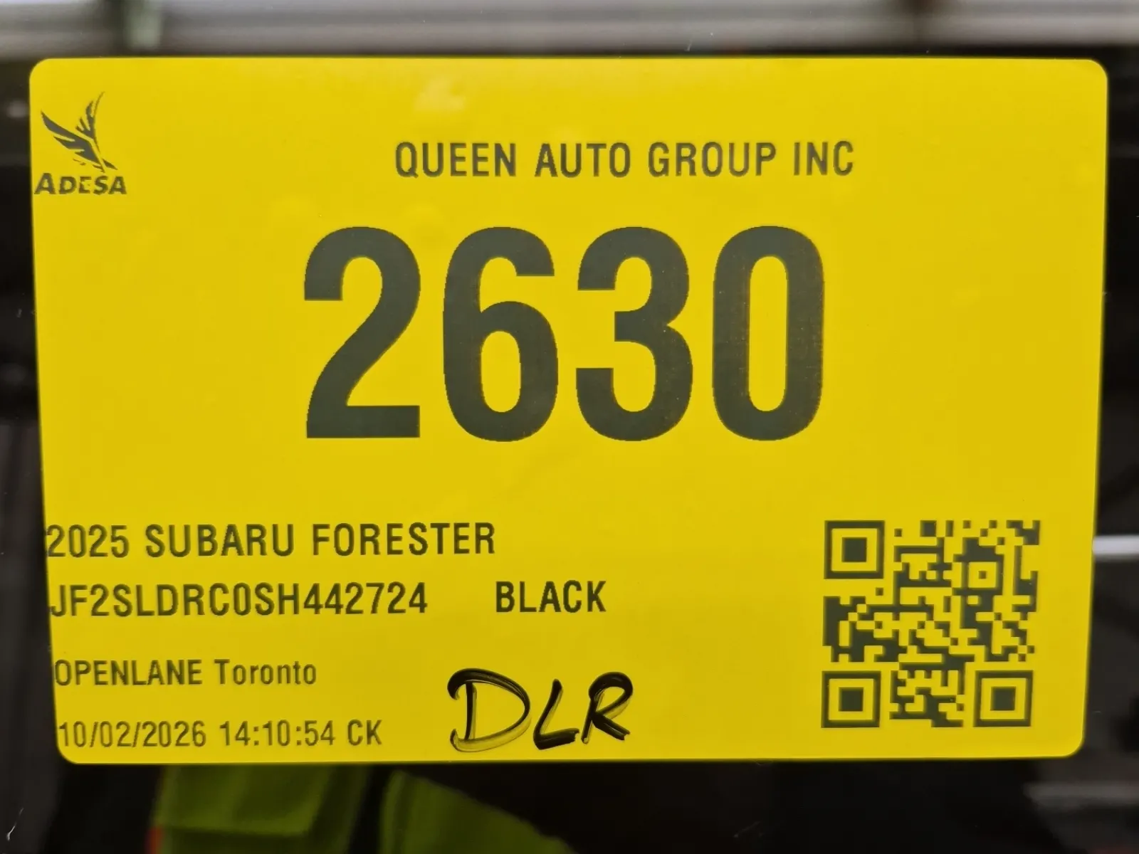 Inventory Label Photo