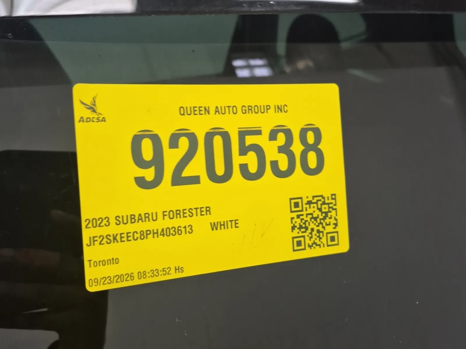 Inventory Label Photo