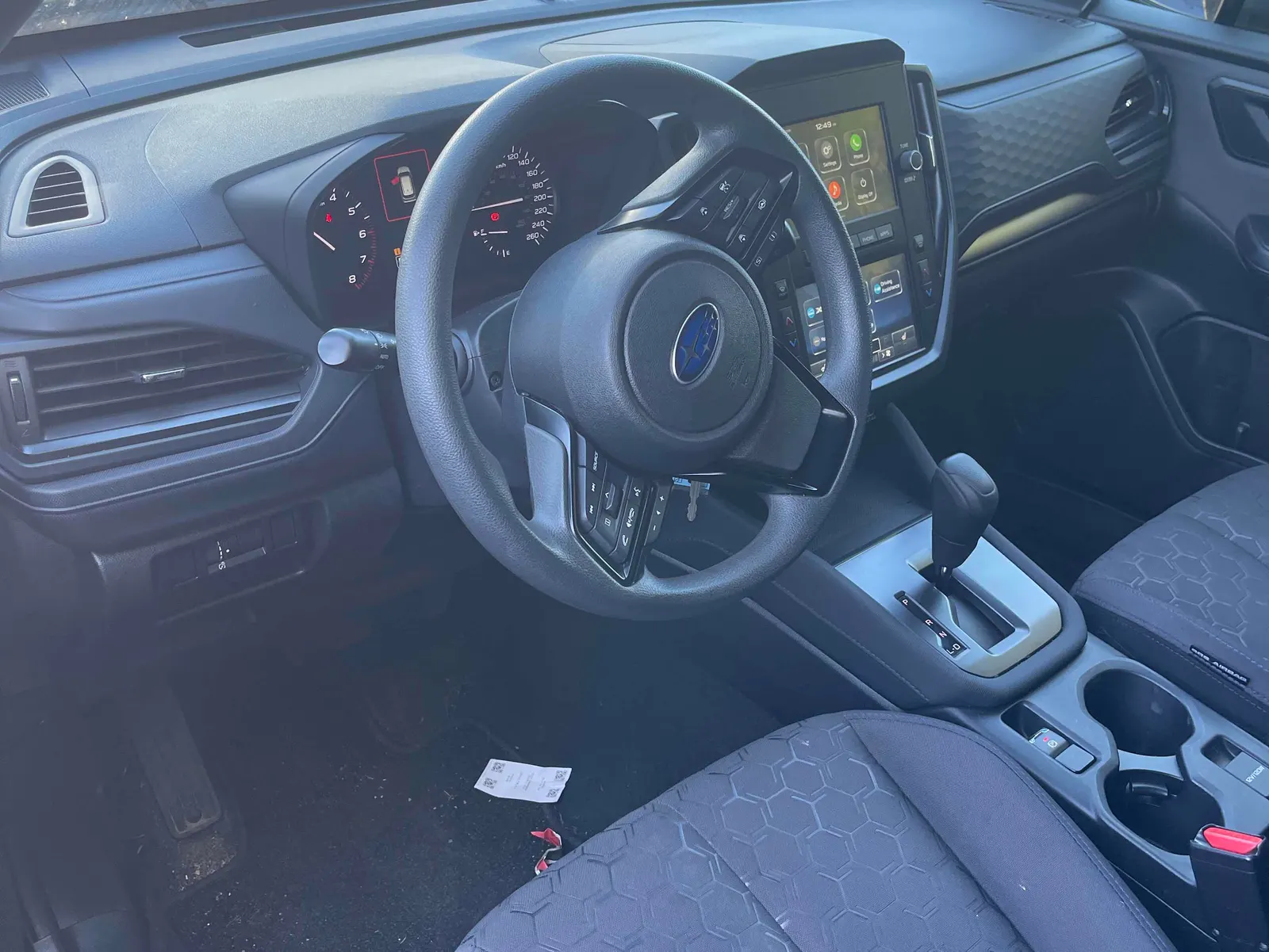 Interior driver side