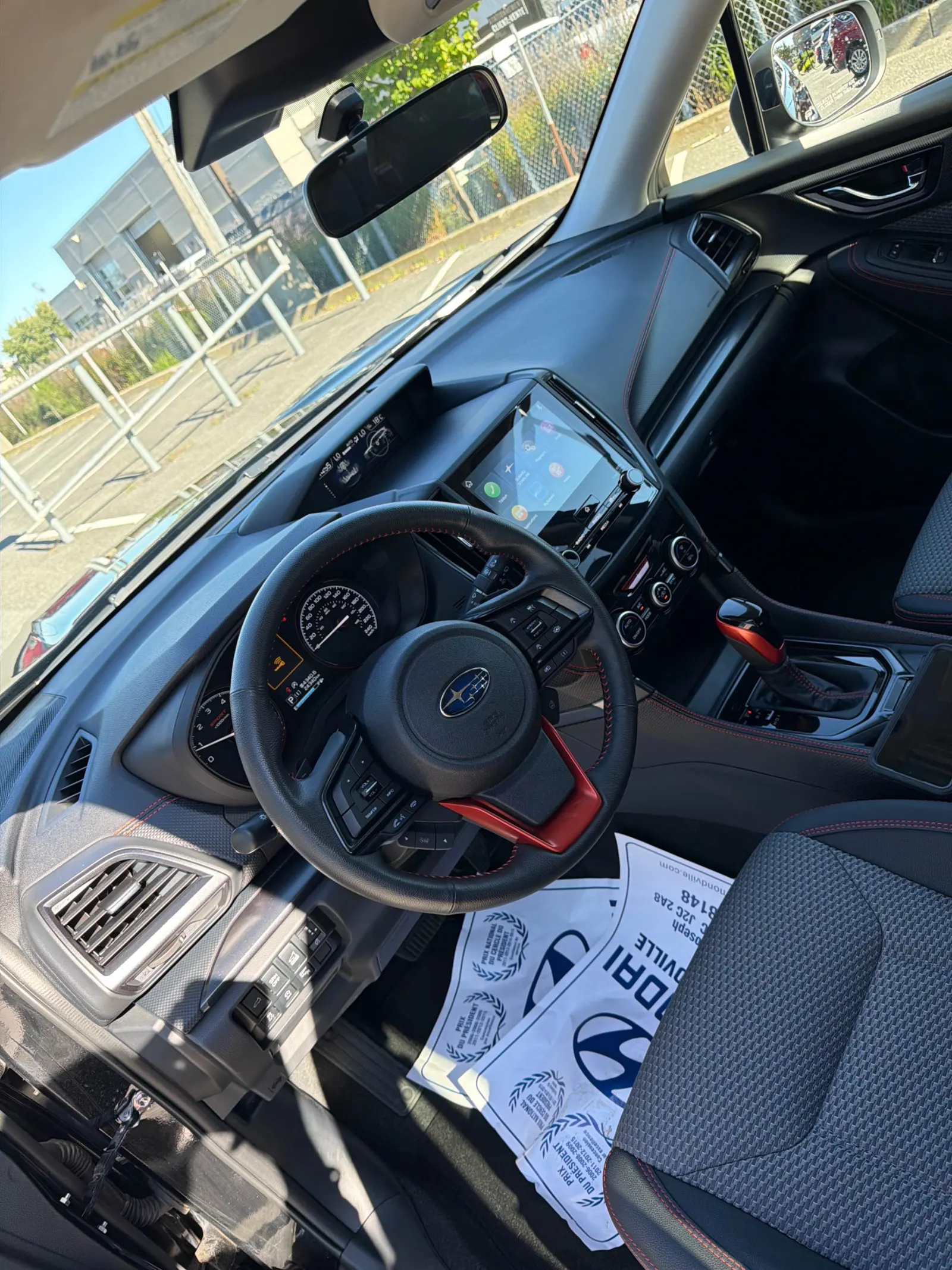 Interior driver side