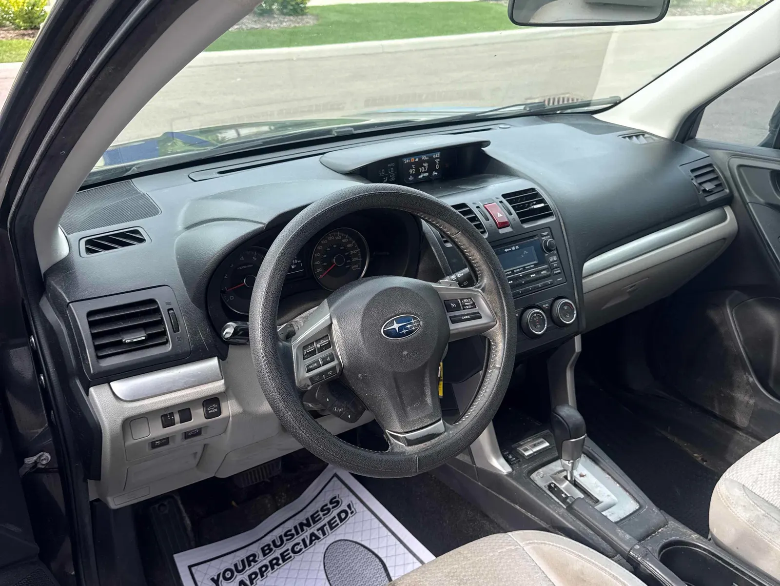 Interior driver side