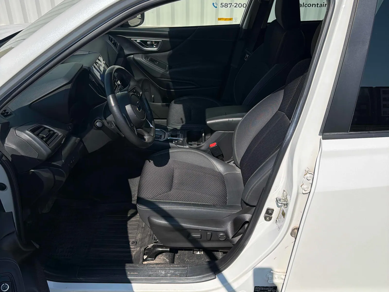 Interior driver side
