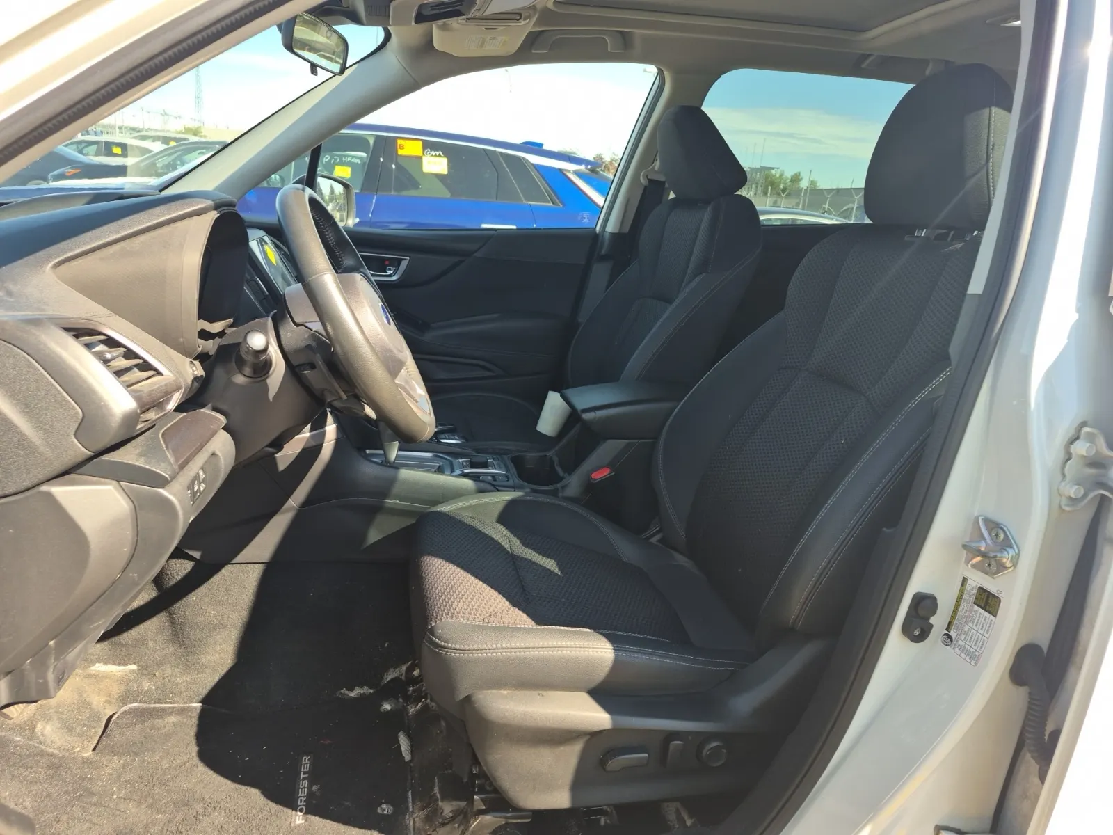 Interior driver side