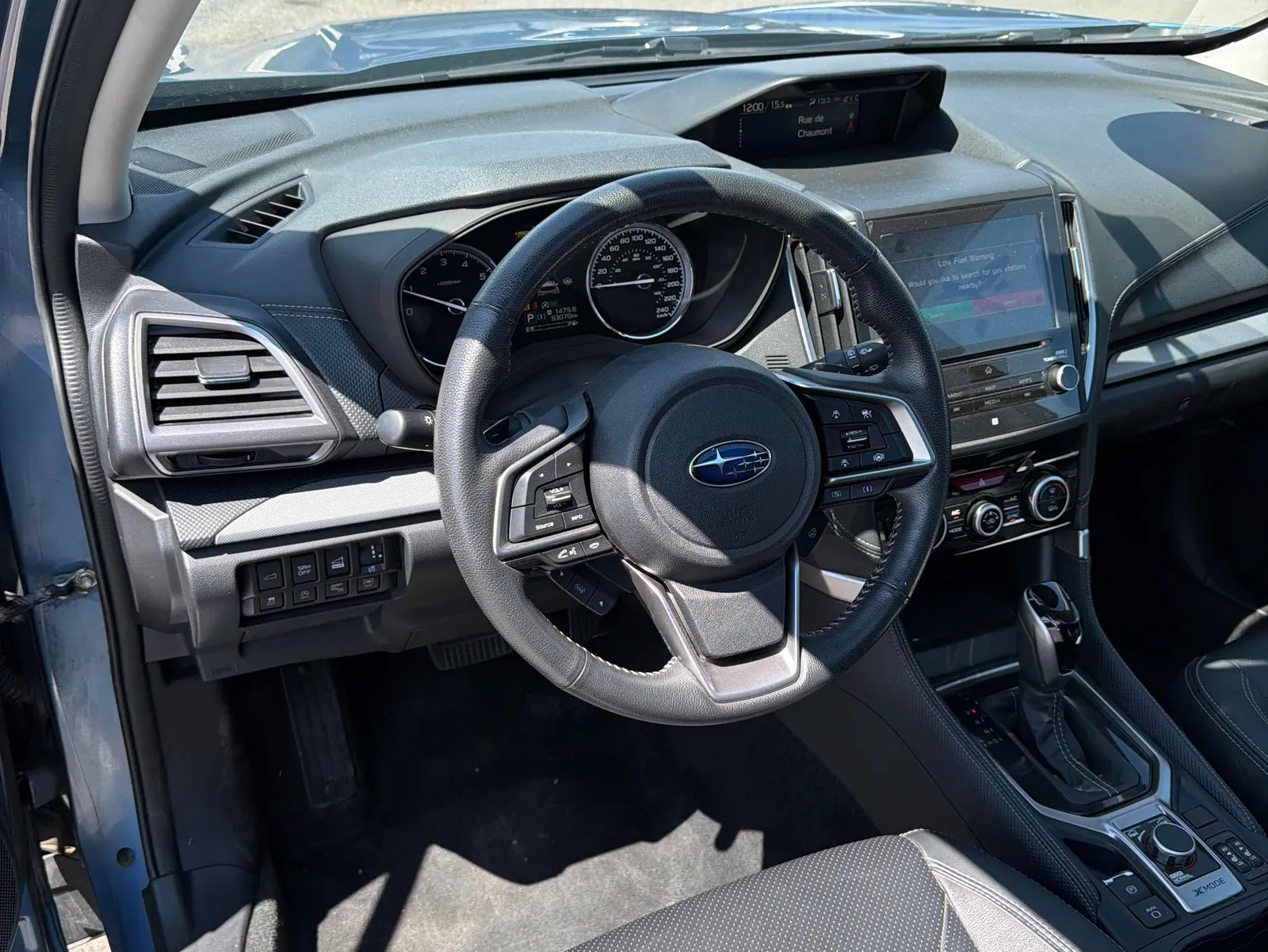 Interior driver side