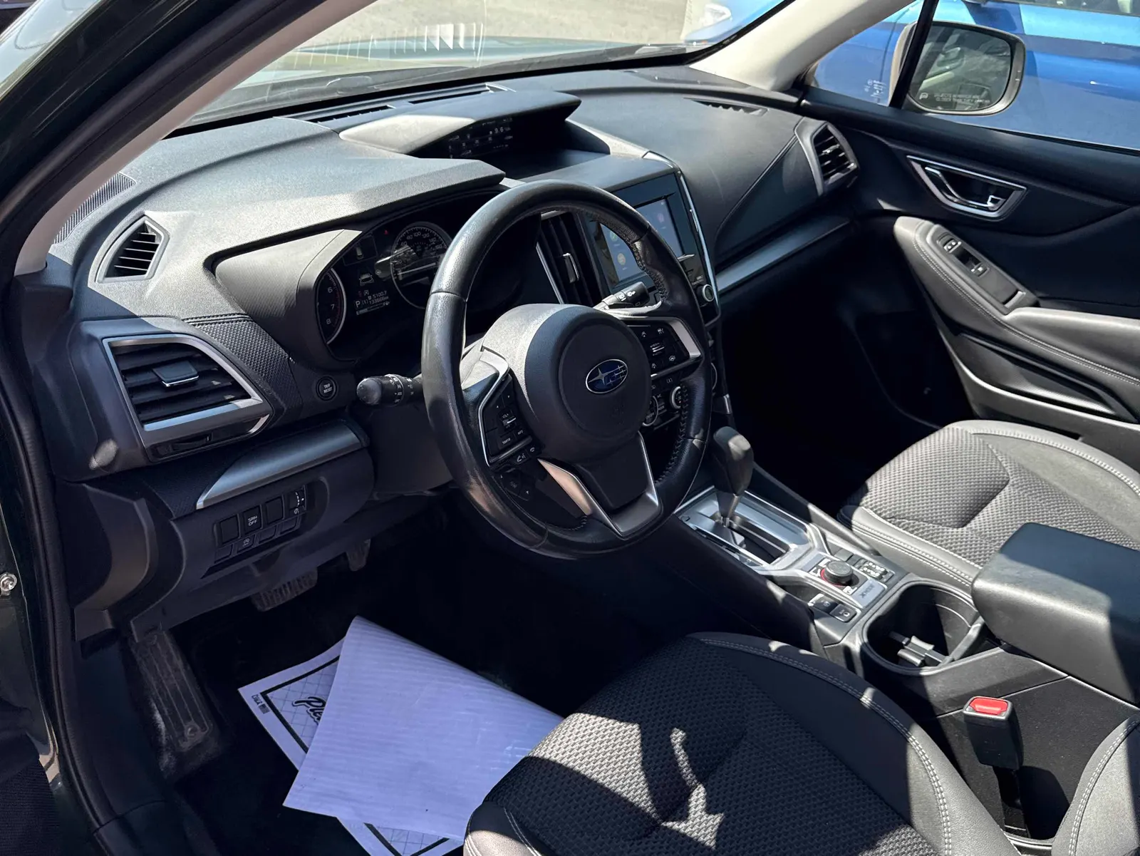 Interior driver side