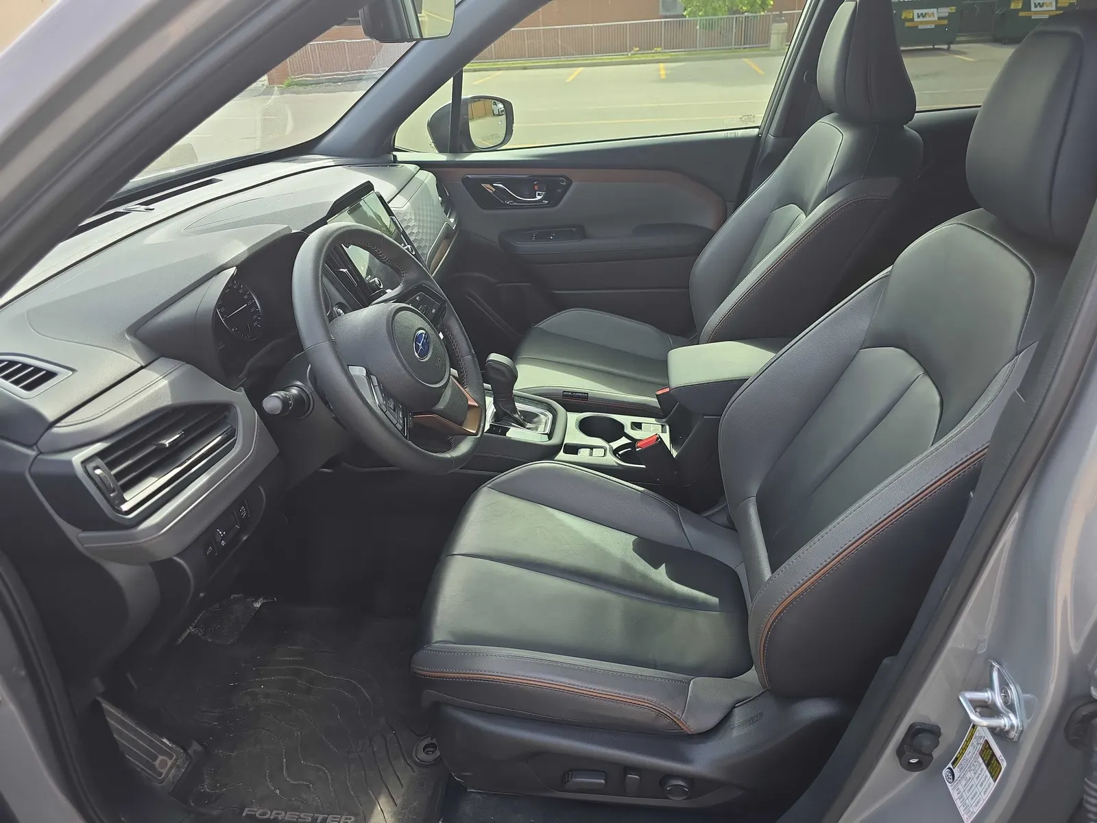 Interior driver side