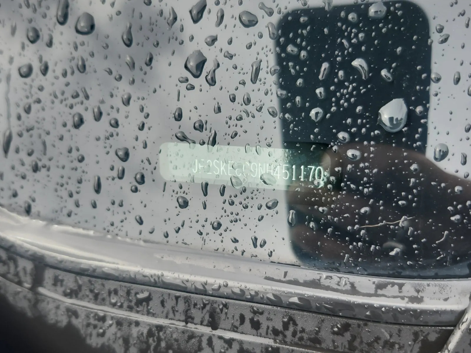 Dash VIN Plate Photo