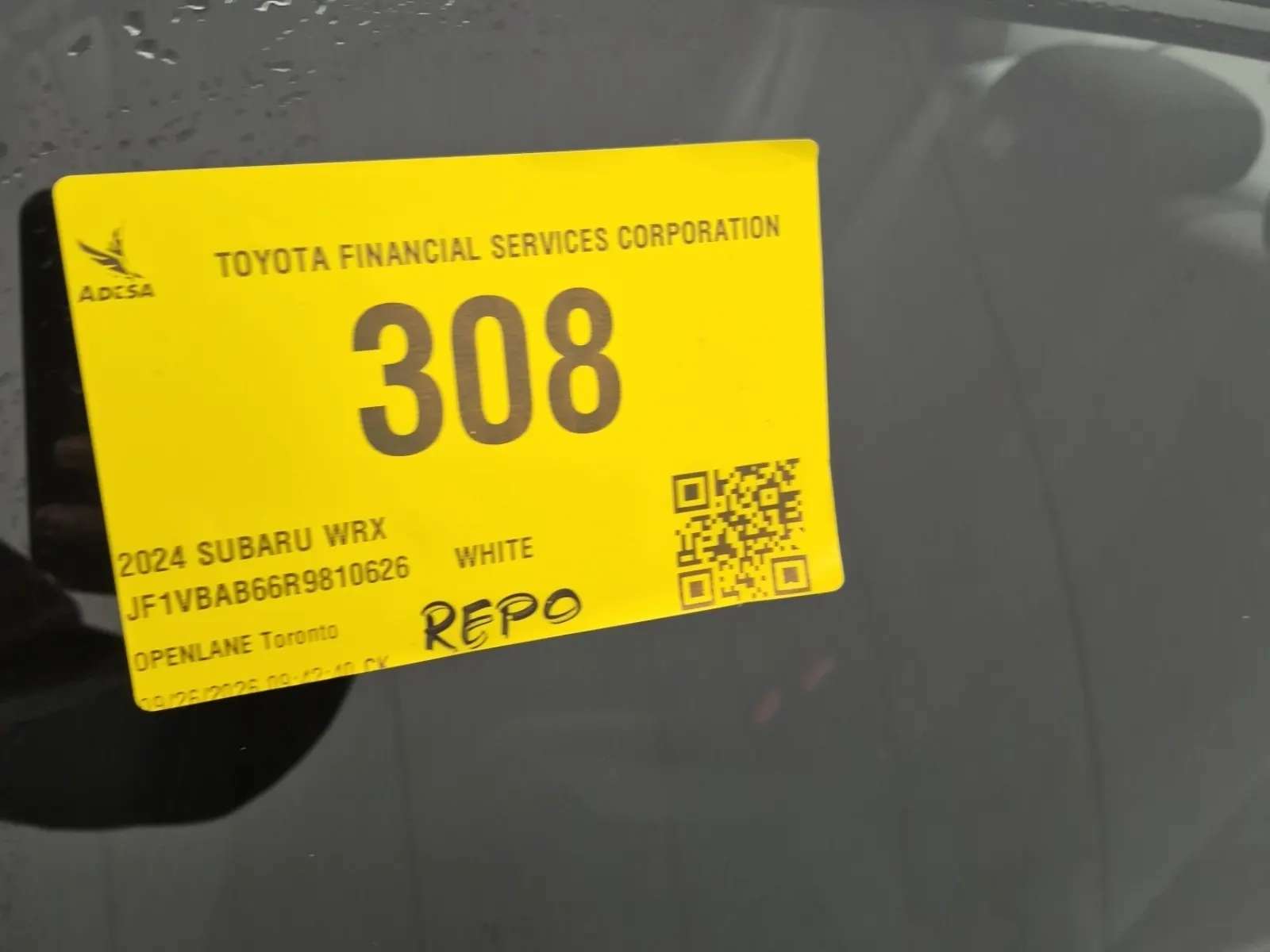 Inventory Label Photo