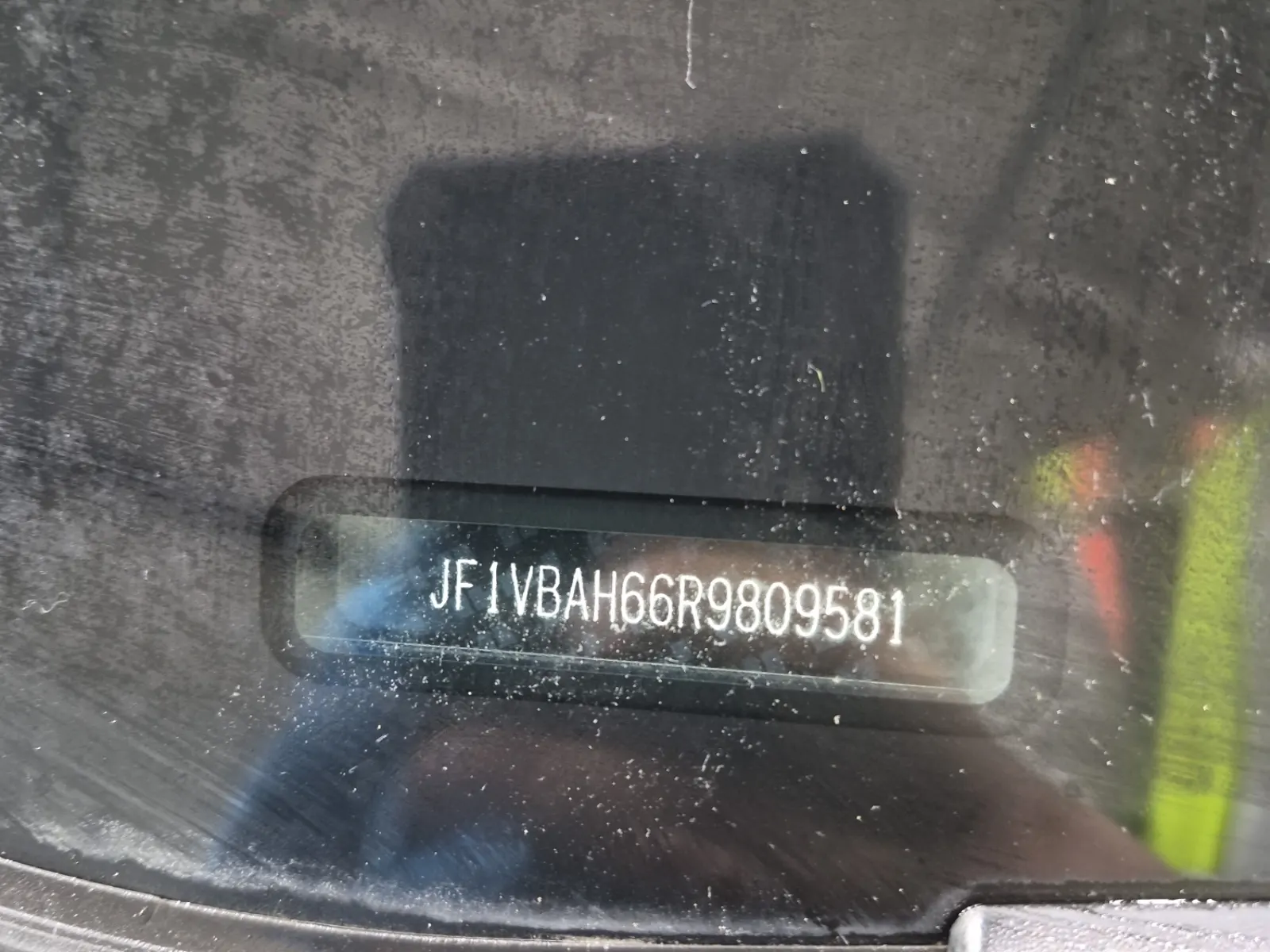 VIN Sticker Photo