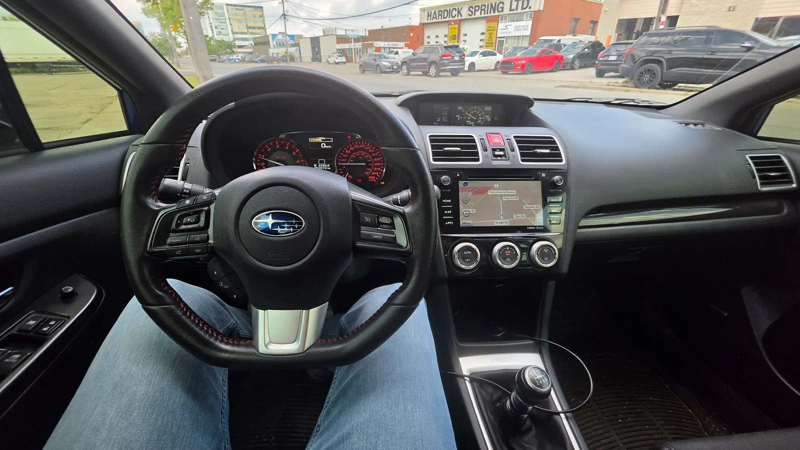 Interior driver side
