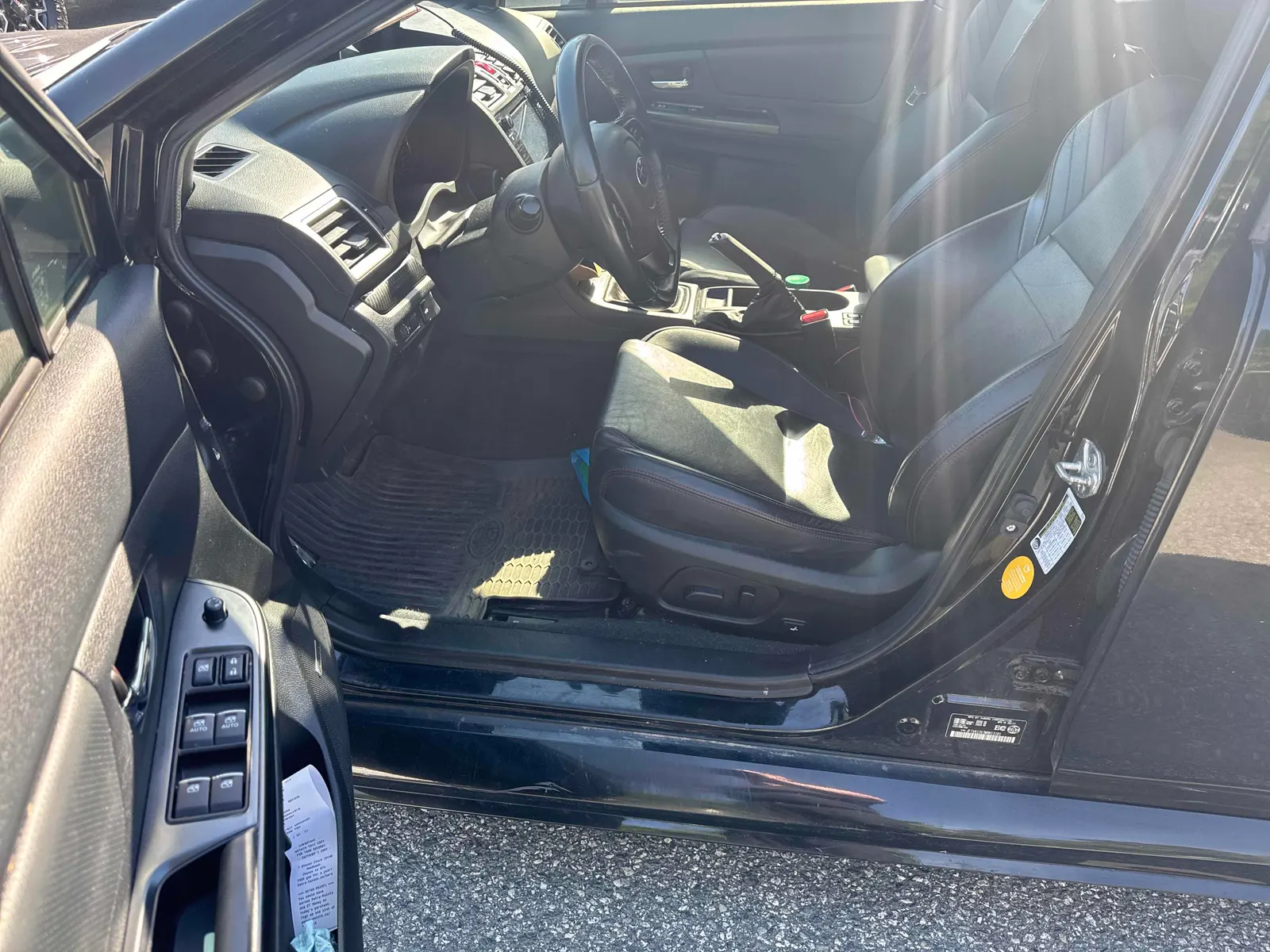 Interior driver side