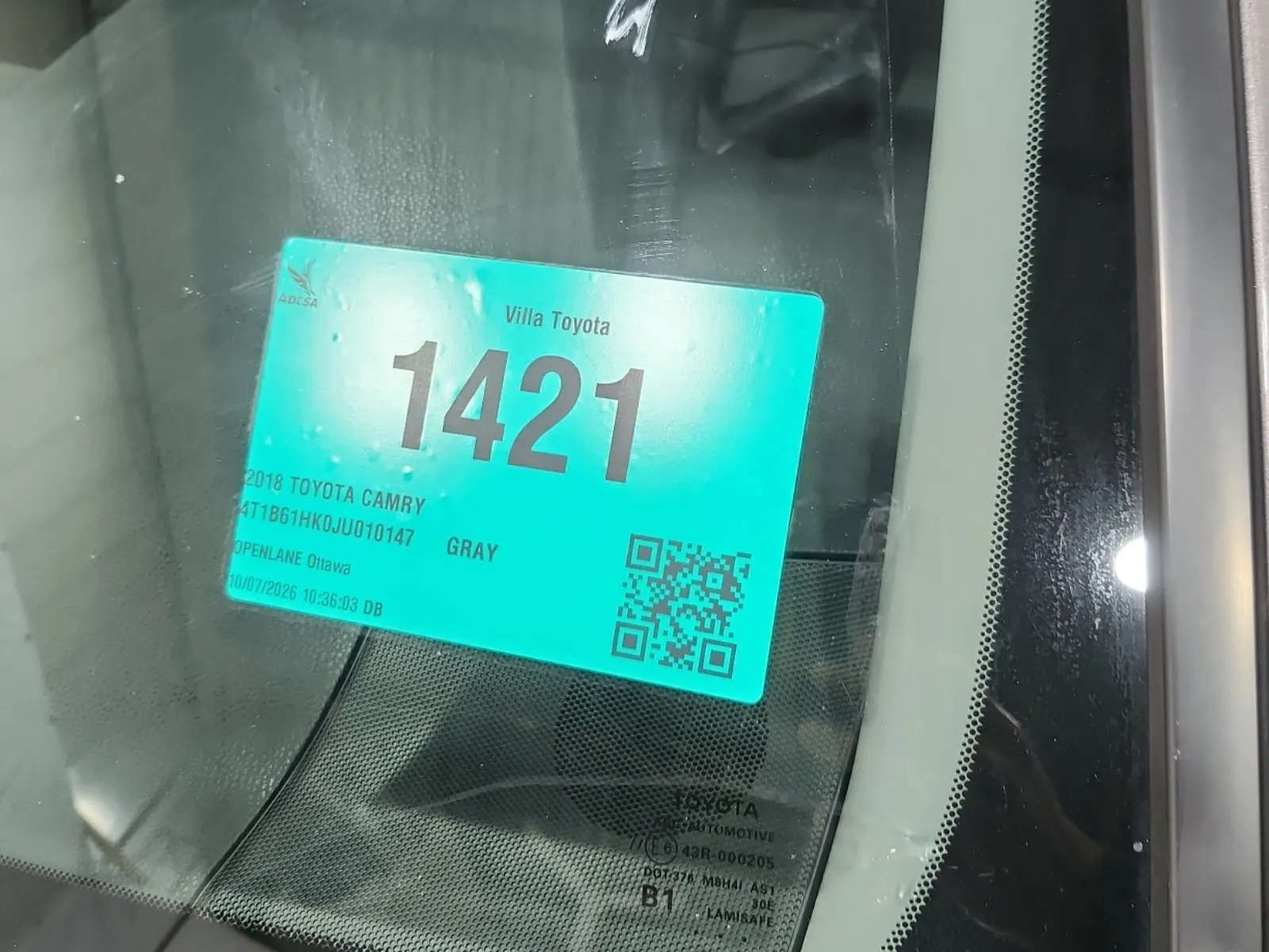 Inventory Label Photo